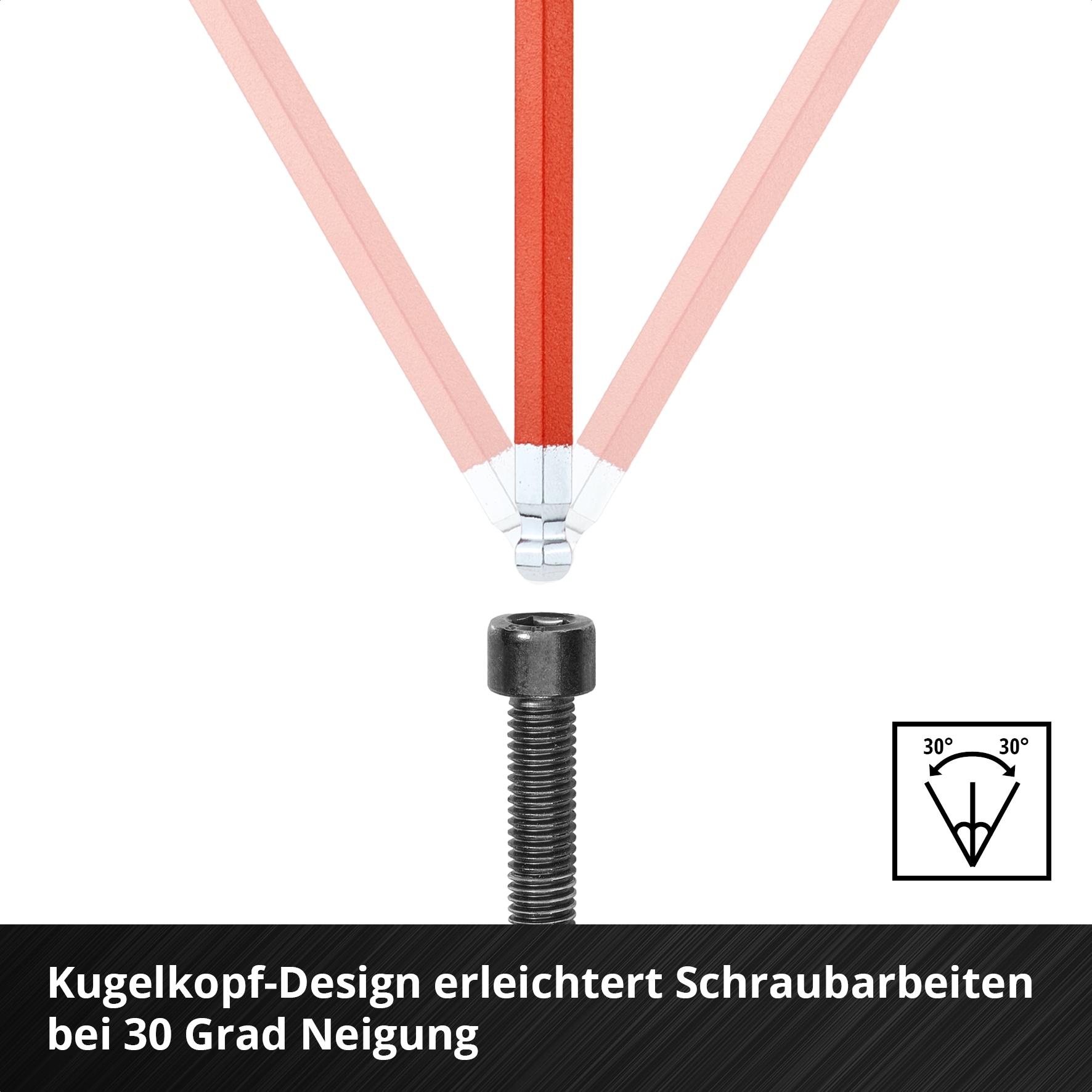 EINHELL Innensechskantschlüssel-Satz, 340558, 9-teilig EINHELL Innensechskantschlüssel-Satz, 340558, 9-teilig