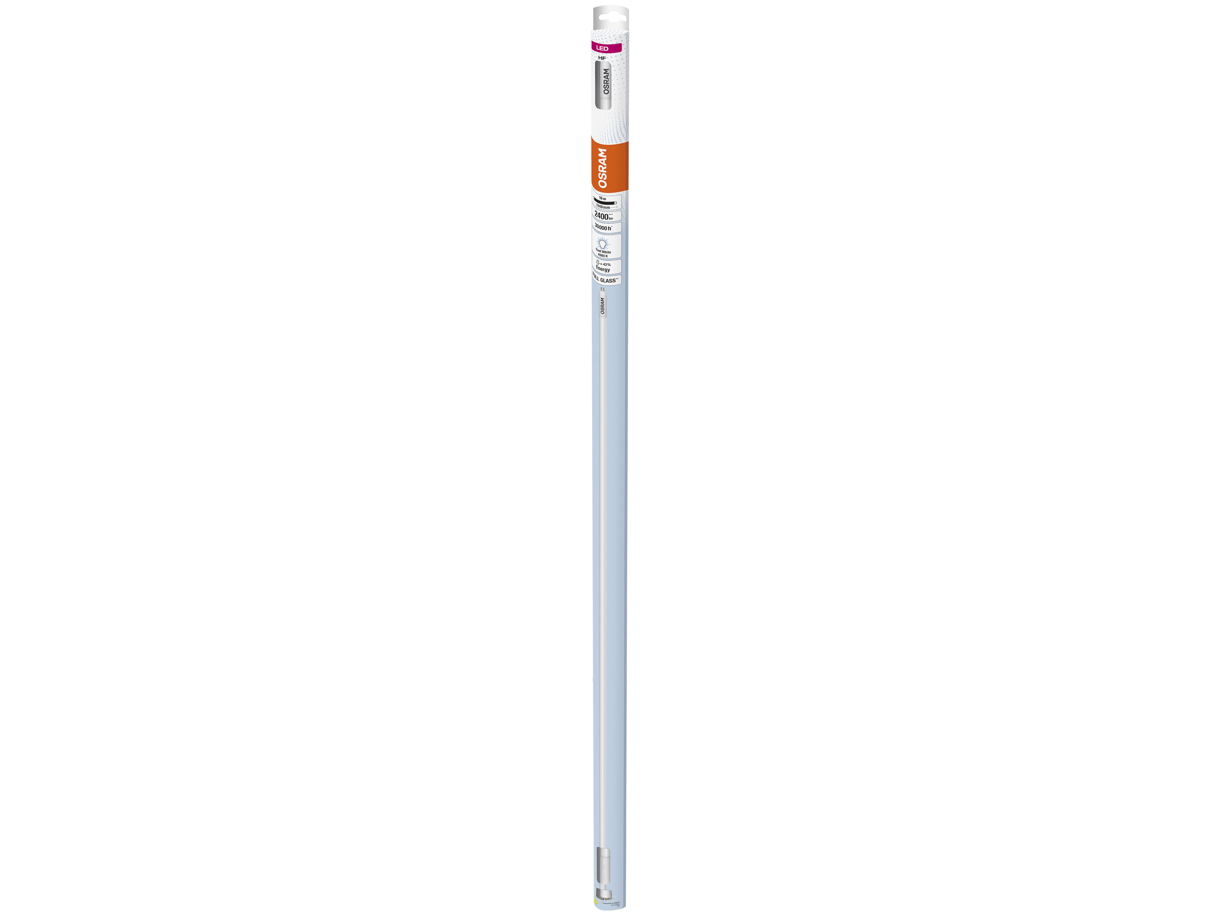 OSRAM LED-Röhre, T5, 1149mm, G5, EEK: D, 16W, 2400lm, 4000K OSRAM LED-Röhre, T5, 1149mm, G5, EEK: D, 16W, 2400lm, 4000K