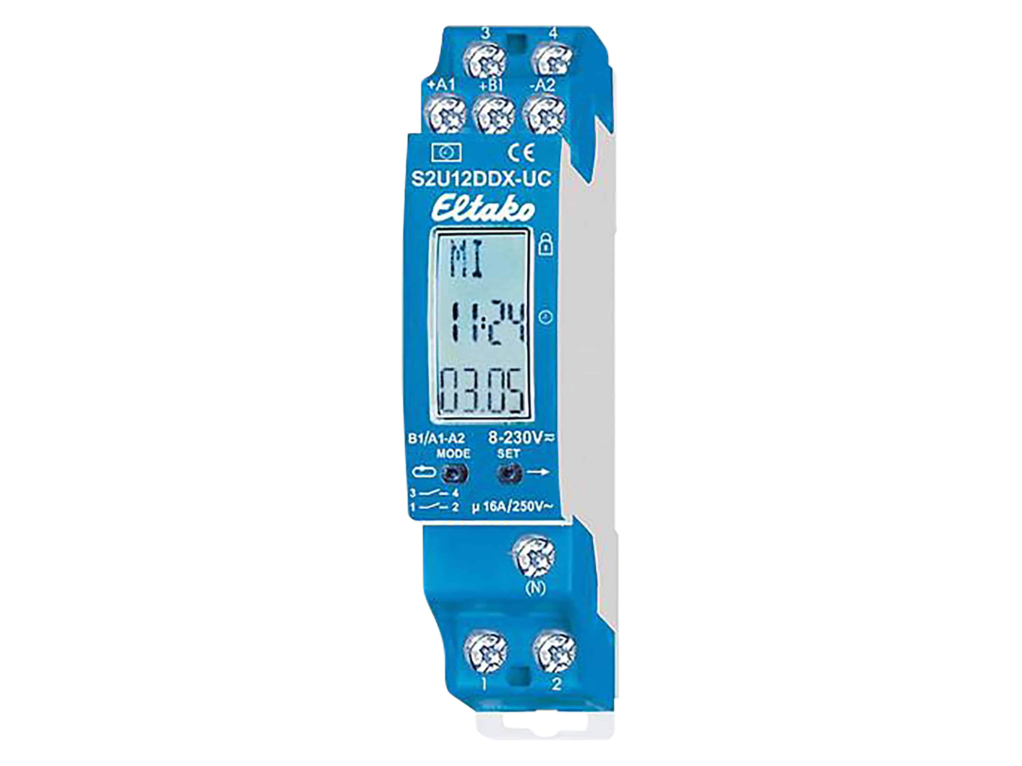 ELTAKO Schaltuhr mit Display S2U12DDX-UC ELTAKO Schaltuhr mit Display S2U12DDX-UC