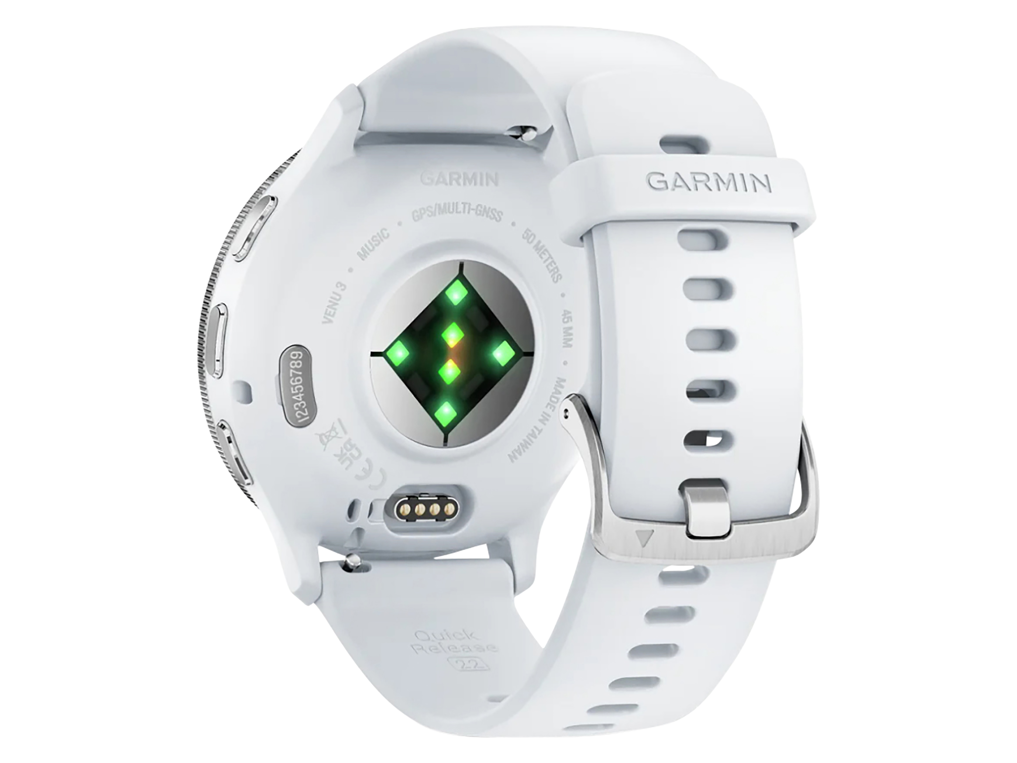 GARMIN Smartwatch Venu 3 steinweiss/silber Silikon GARMIN Smartwatch Venu 3 steinweiss/silber Silikon