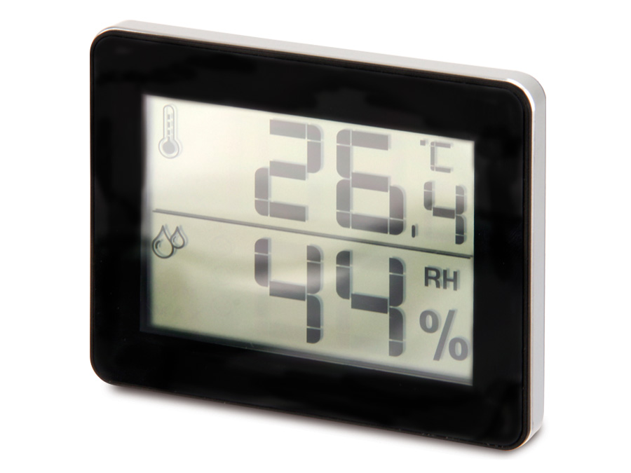TFA Digitales Thermo-Hygrometer 30.5027.01, schwarz TFA Digitales Thermo-Hygrometer 30.5027.01, schwarz