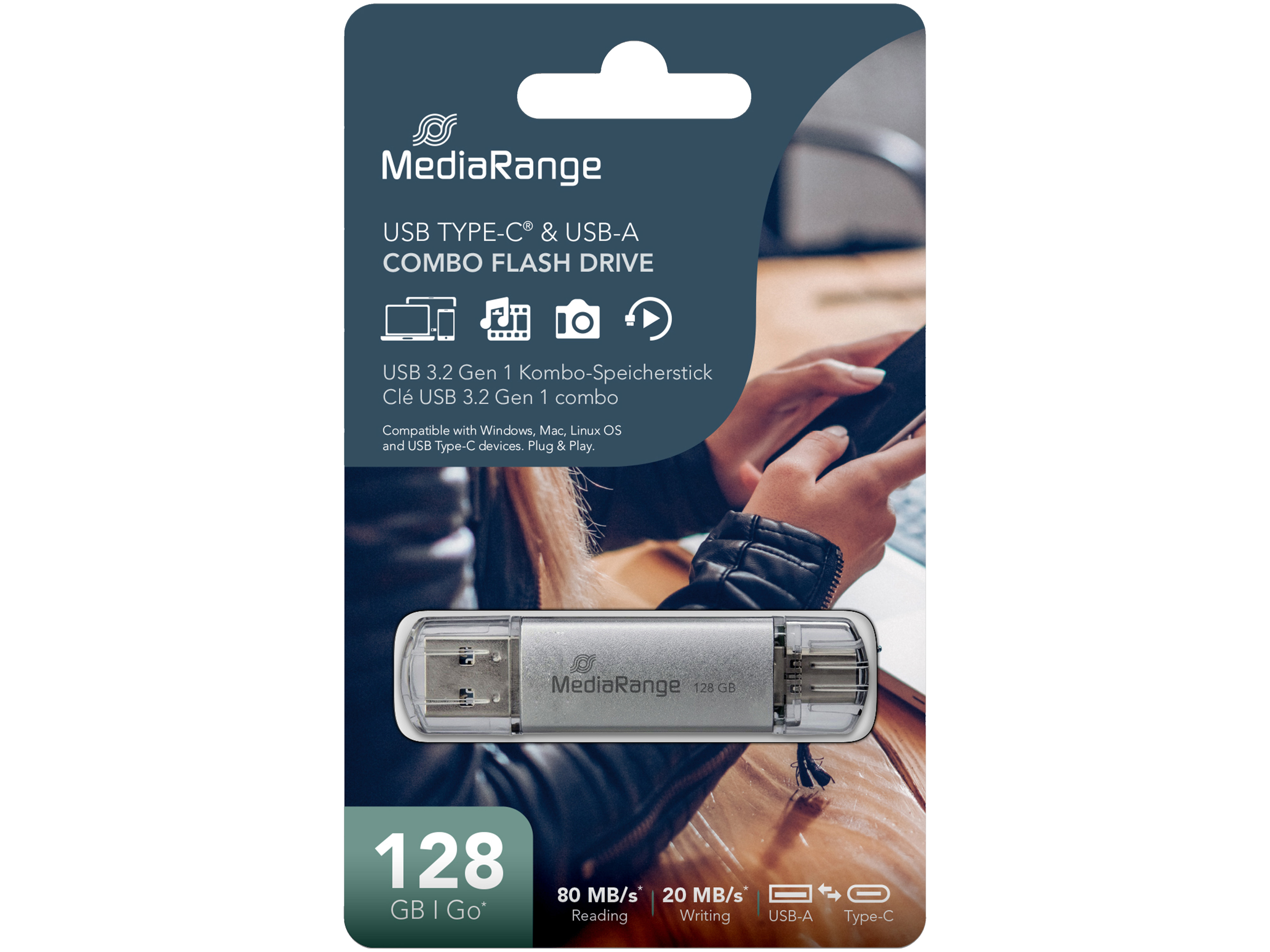 MEDIARANGE USB Stick MR938 128GB MEDIARANGE USB Stick MR938 128GB