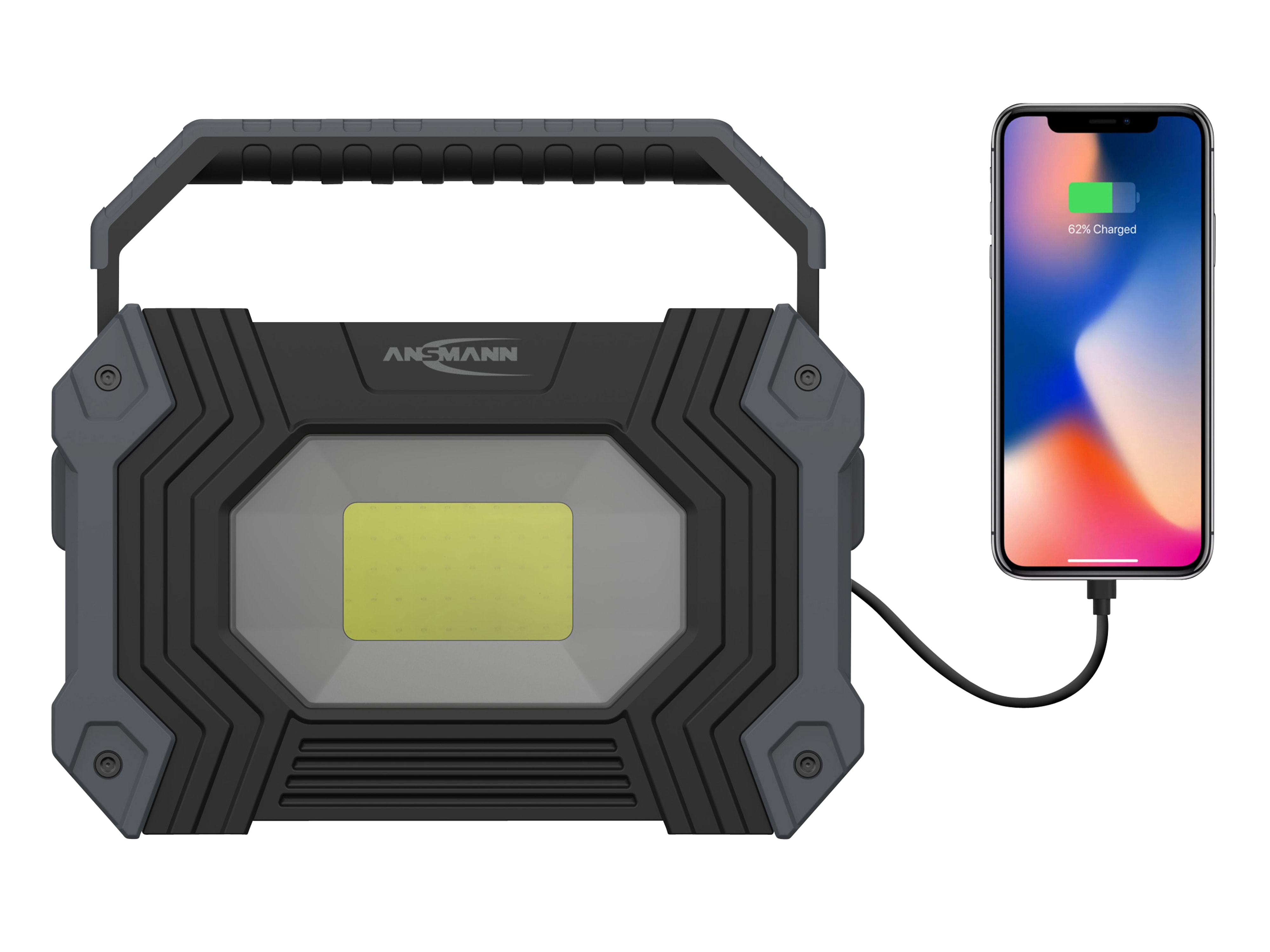 ANSMANN LED-Arbeitsleuchte FL2500R, 30 W, 2400 lm, Akkubetrieb ANSMANN LED-Arbeitsleuchte FL2500R, 30 W, 2400 lm, Akkubetrieb