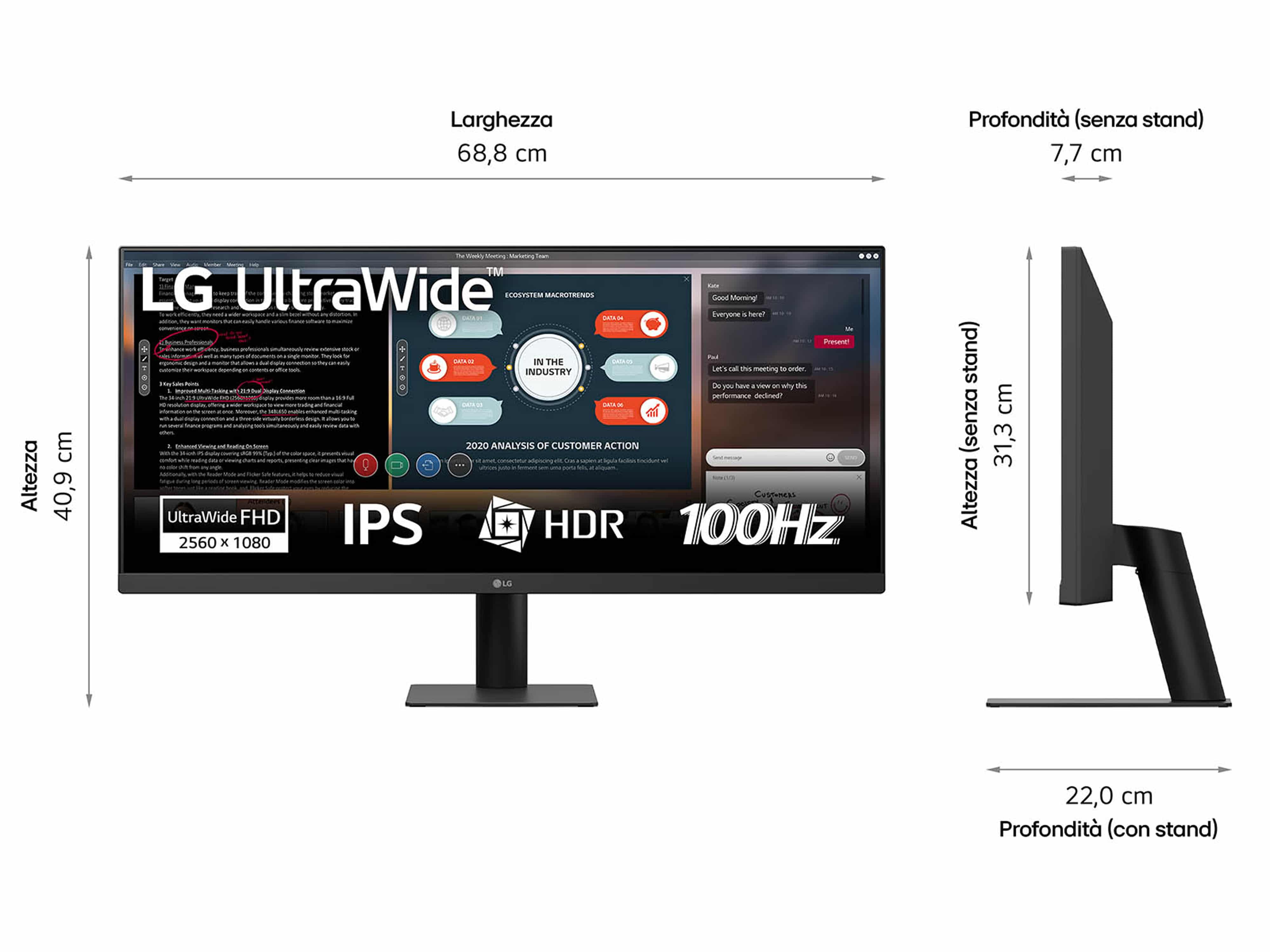 LG Monitor U511A-B, 73,7 cm (29"), WFHD LCD LG Monitor U511A-B, 73,7 cm (29"), WFHD LCD