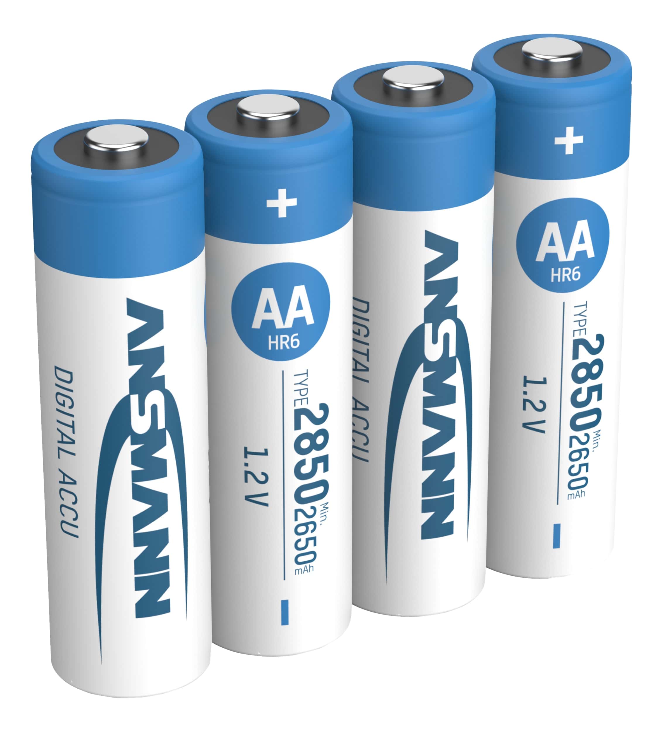 ANSMANN NiMH-Mignon-Akku 2850 mAh, 4 Stück, mit Batterienbox ANSMANN NiMH-Mignon-Akku 2850 mAh, 4 Stück, mit Batterienbox