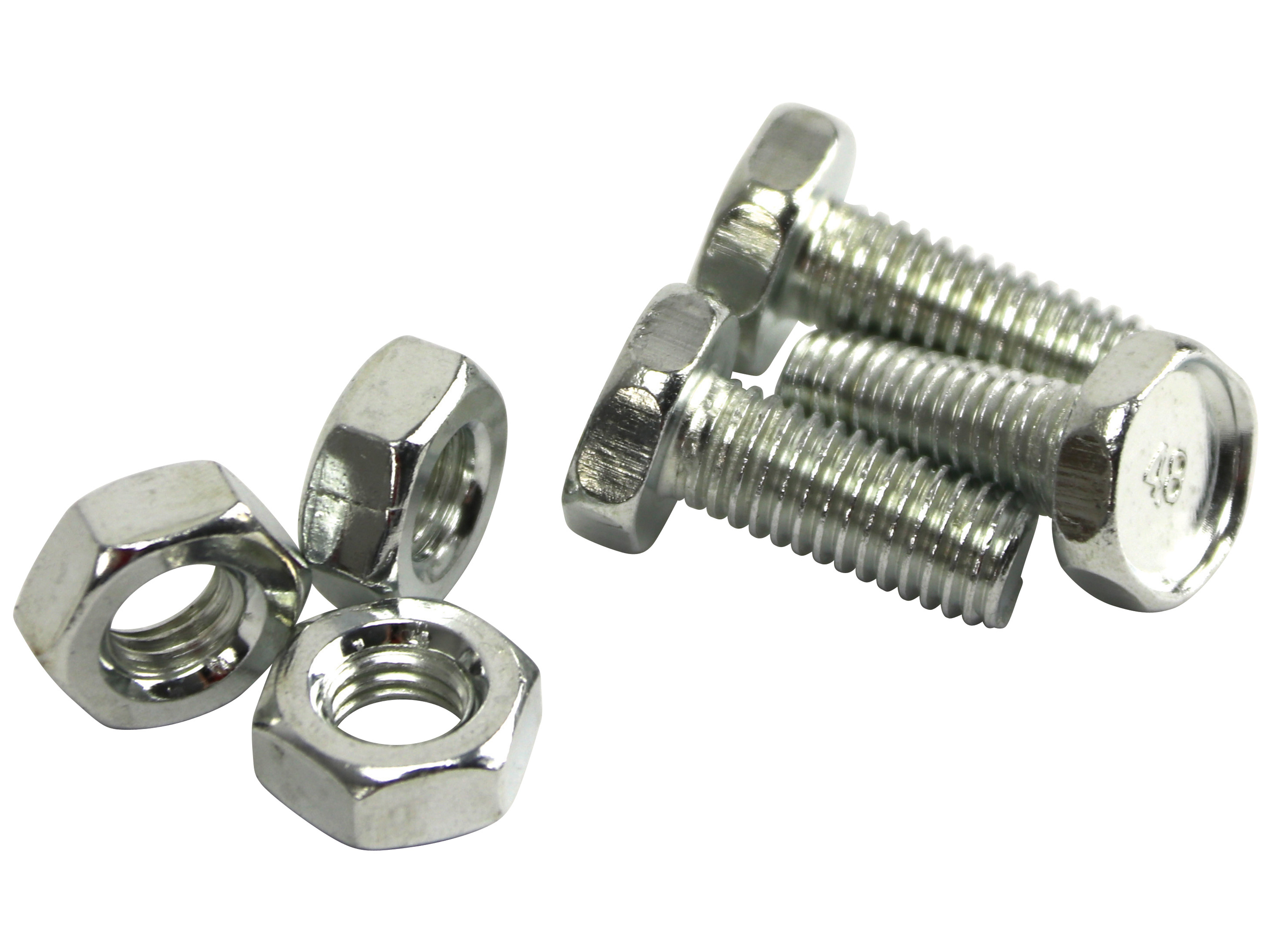 MASTERPROOF, Gewindeschrauben Set, M8x20, DIN 933, SW13, 3 St MASTERPROOF, Gewindeschrauben Set, M8x20, DIN 933, SW13, 3 St