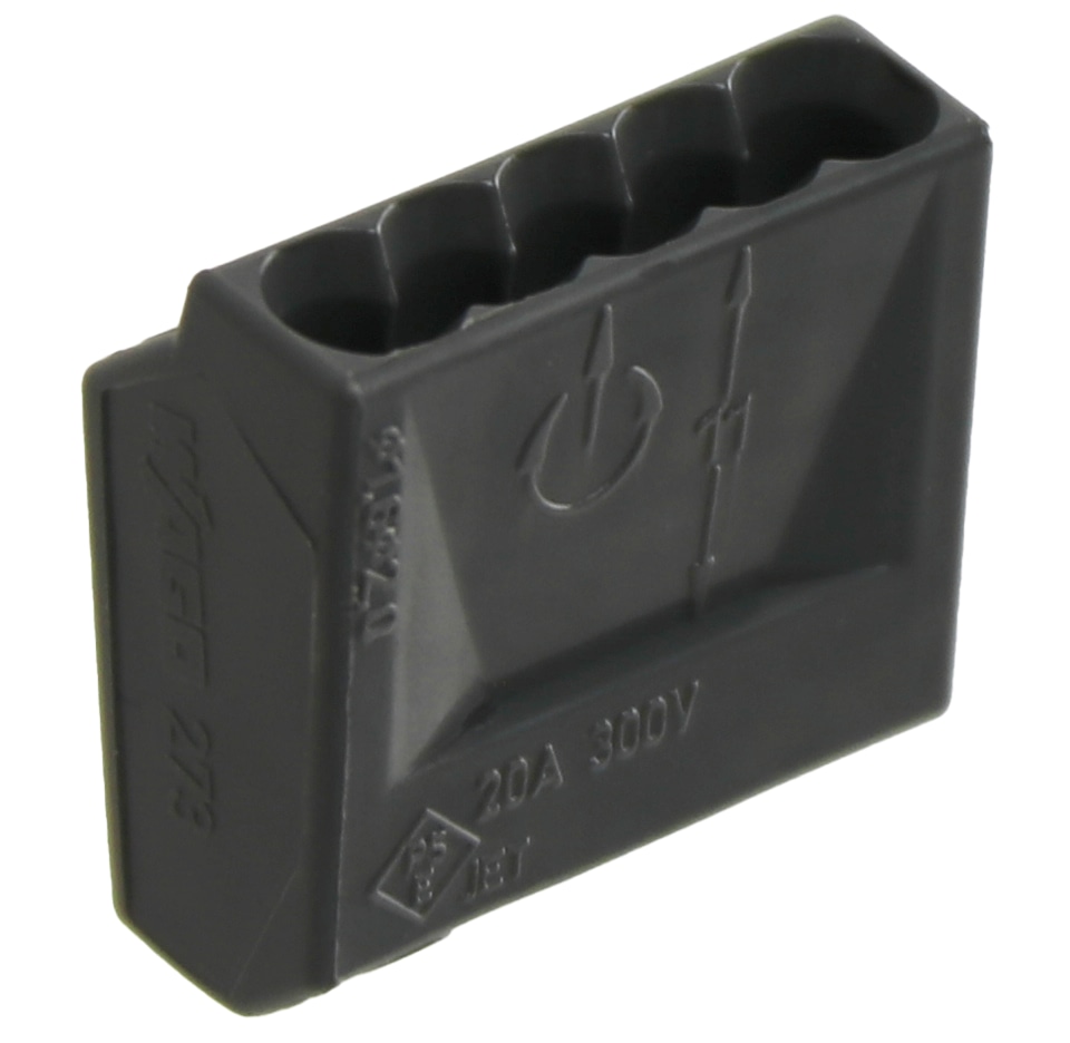 WAGO Steckklemmen, 273-105, 5-polig, 2,5 mm², 100 Stück Wago, Steckklemmen, 273-105, 5-polig, 2,5 mm², 100 Stück