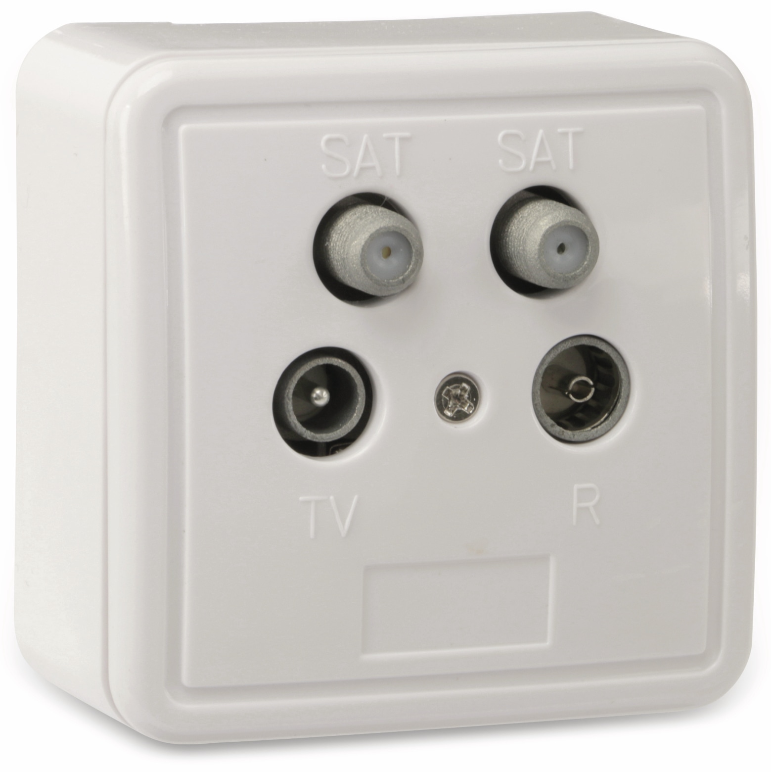 GOOBAY SAT-Doppel-Antennendose GOOBAY SAT-Doppel-Antennendose