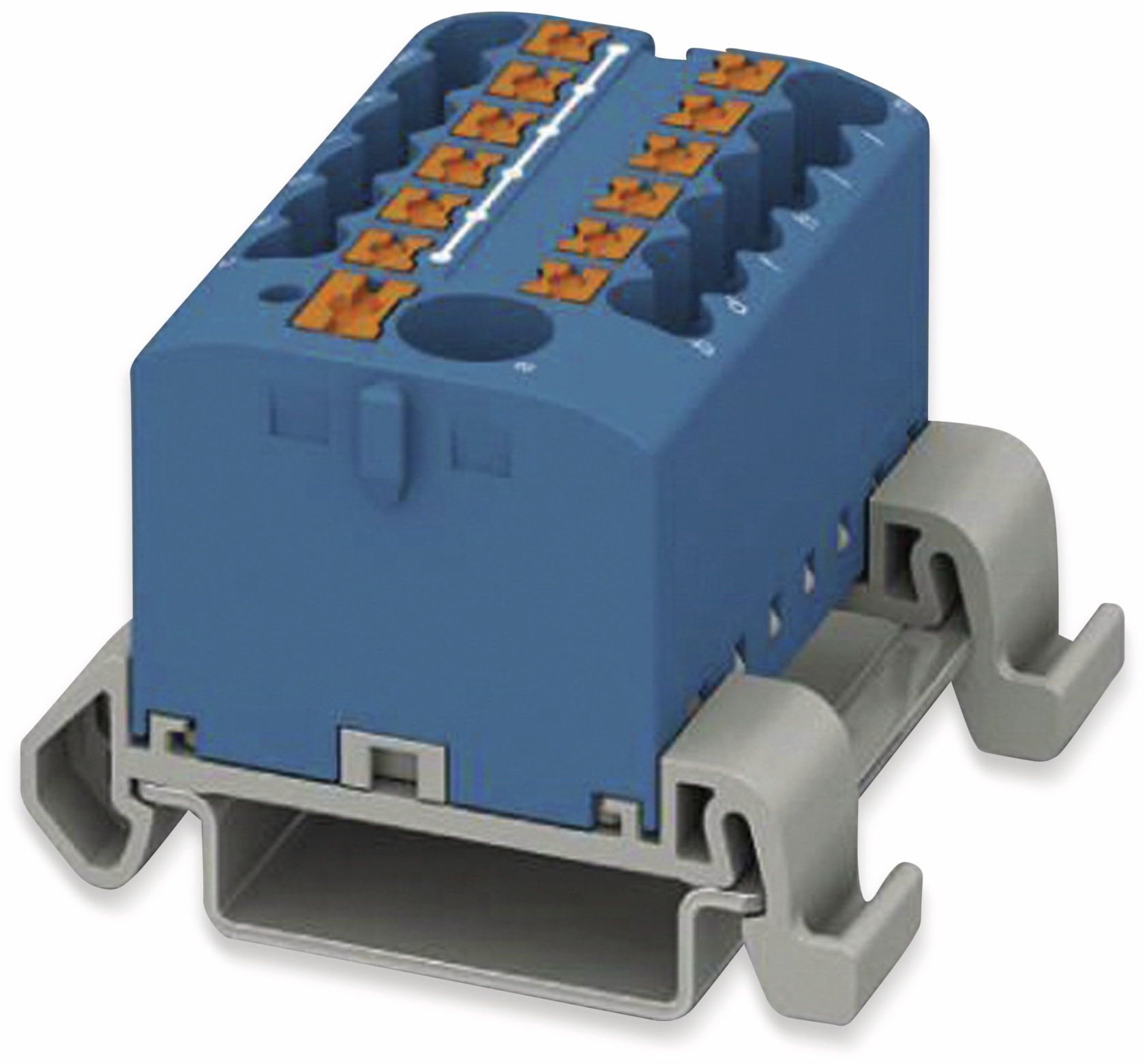 PHOENIX CONTACT Verteilerblock, 3273222, PTFIX 6/12X2,5-NS35A BU PHOENIX CONTACT Verteilerblock, 3273222, PTFIX 6/12X2,5-NS35A BU