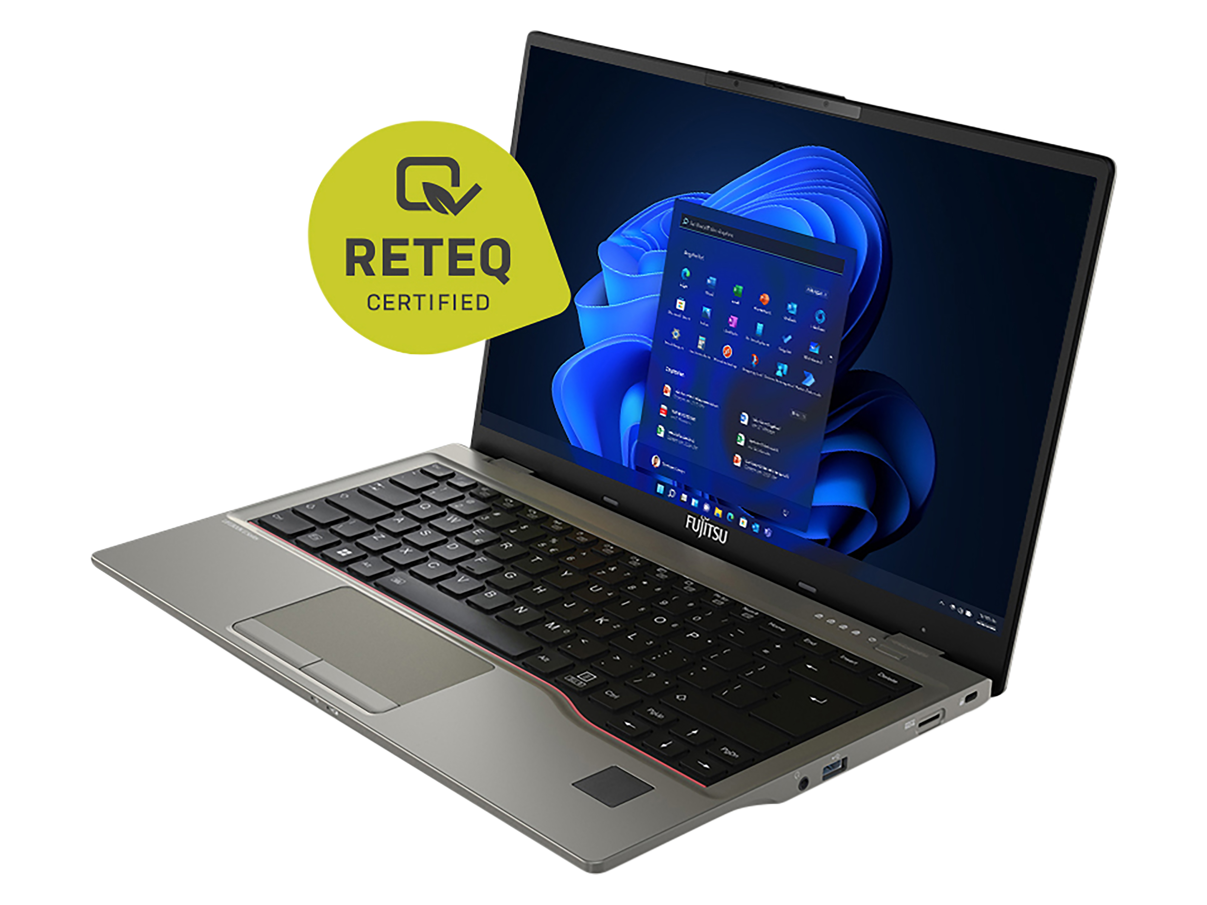 FUJITSU Notebook Lifebook U7412, 35,56 cm (14"), 16GB, 512GB, Win11Pro, refurbished FUJITSU Notebook Lifebook U7412, 35,56 cm (14"), 16GB, 512GB, Win11Pro, refurbished