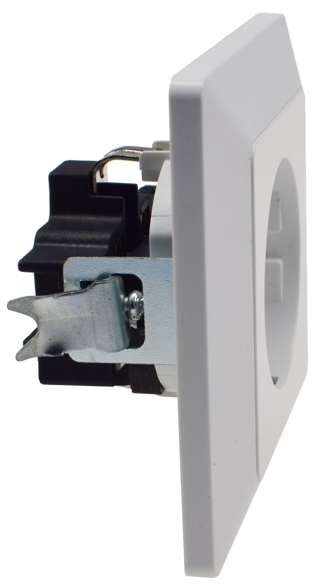 MILOS Schutzkontakt-Steckdose 22770, 16A/250V, Klemmanschluss, weiß matt MILOS Schutzkontakt-Steckdose 22770, 16A/250V, Klemmanschluss, weiß matt