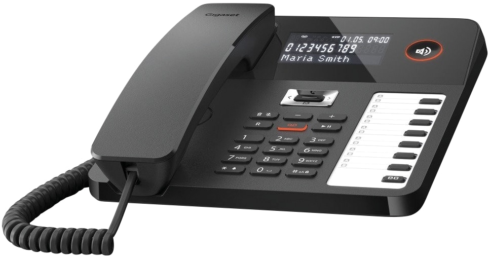 GIGASET Telefon Desk 800A schwarz GIGASET Telefon Desk 800A schwarz
