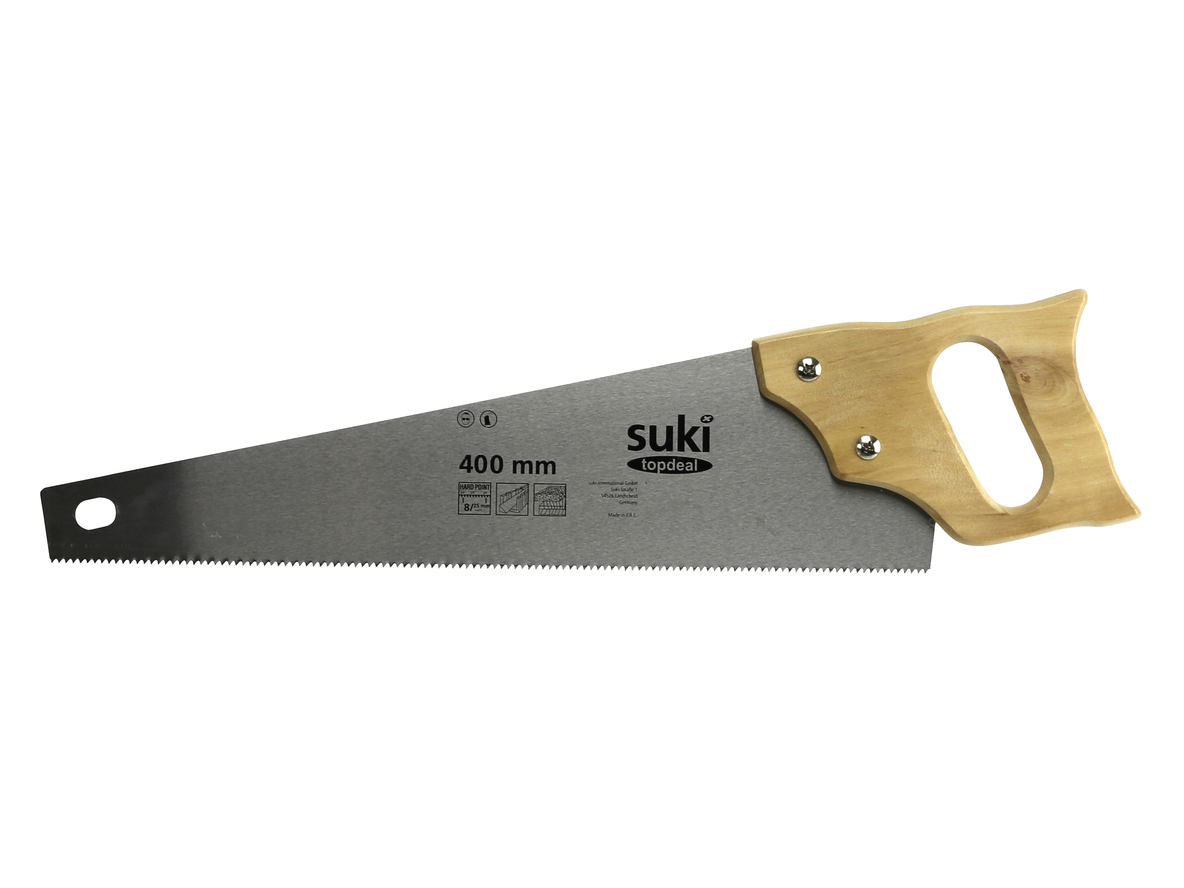 MASTERPROOF Handsäge mit Holzgriff, 400 mm MASTERPROOF Handsäge mit Holzgriff, 400 mm
