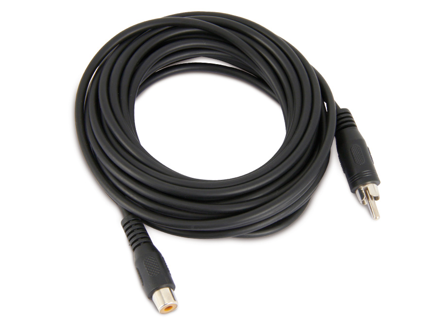 LOGILINK Cinchverlängerung CA1032, 5 m, schwarz LOGILINK Cinchverlängerung CA1032, 5 m, schwarz