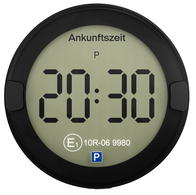 OOONO Elektronische Parkscheibe P-DISC No2 schwarz