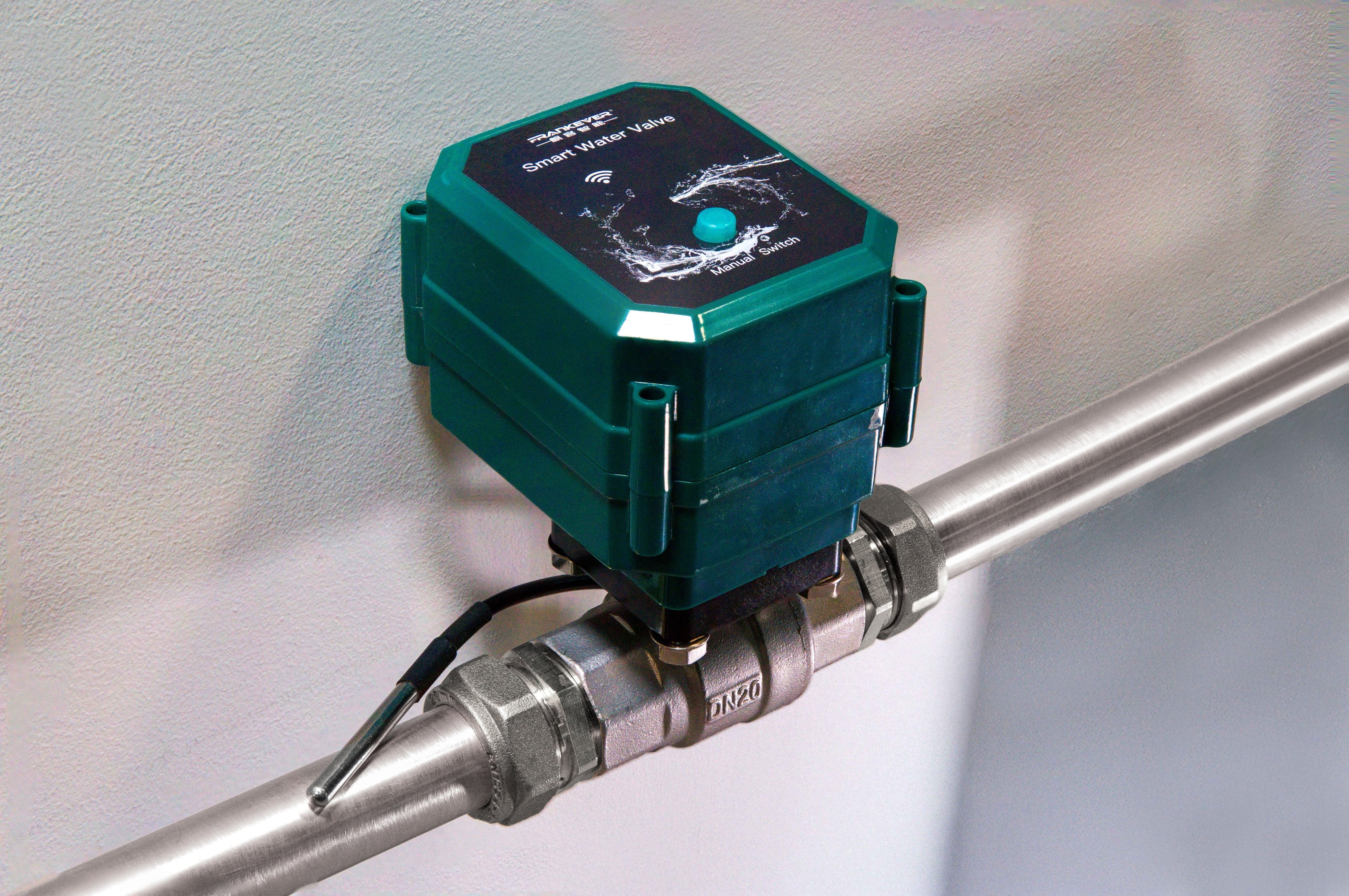 FRANKEVER Wasserventil Smart Water Valve DN20, grün/schwarz FRANKEVER Wasserventil Smart Water Valve DN20, grün/schwarz
