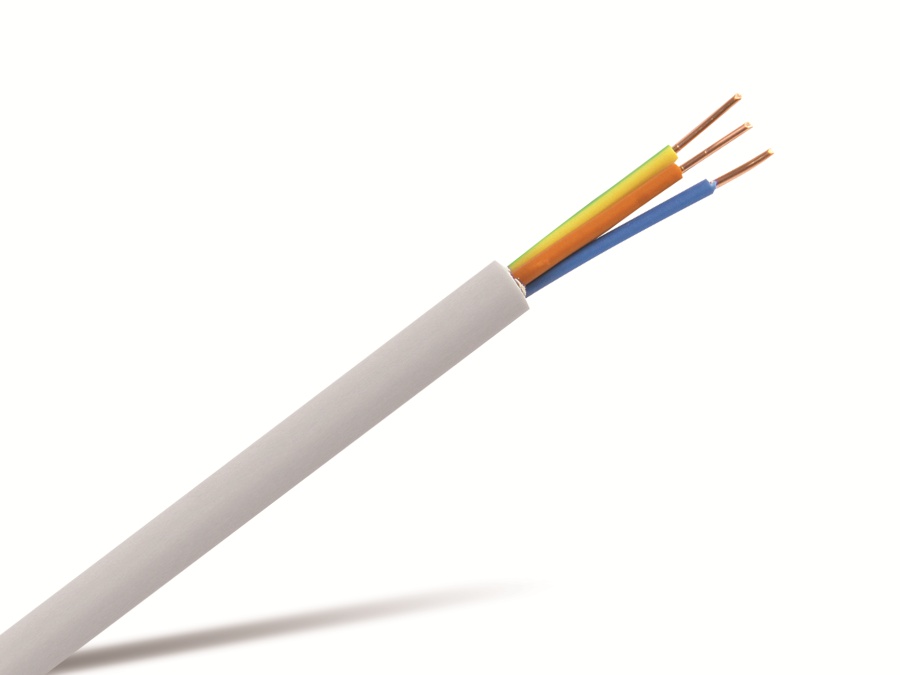 Feuchtraumkabel NYM-J 3x1,5mm², 50 m, grau Feuchtraumkabel NYM-J 3x1,5mm², 50 m, grau
