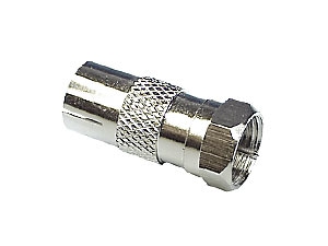 S-IMPULS F-Adapter, F-Stecker/Koaxialkupplung S-IMPULS F-Adapter, F-Stecker/Koaxialkupplung