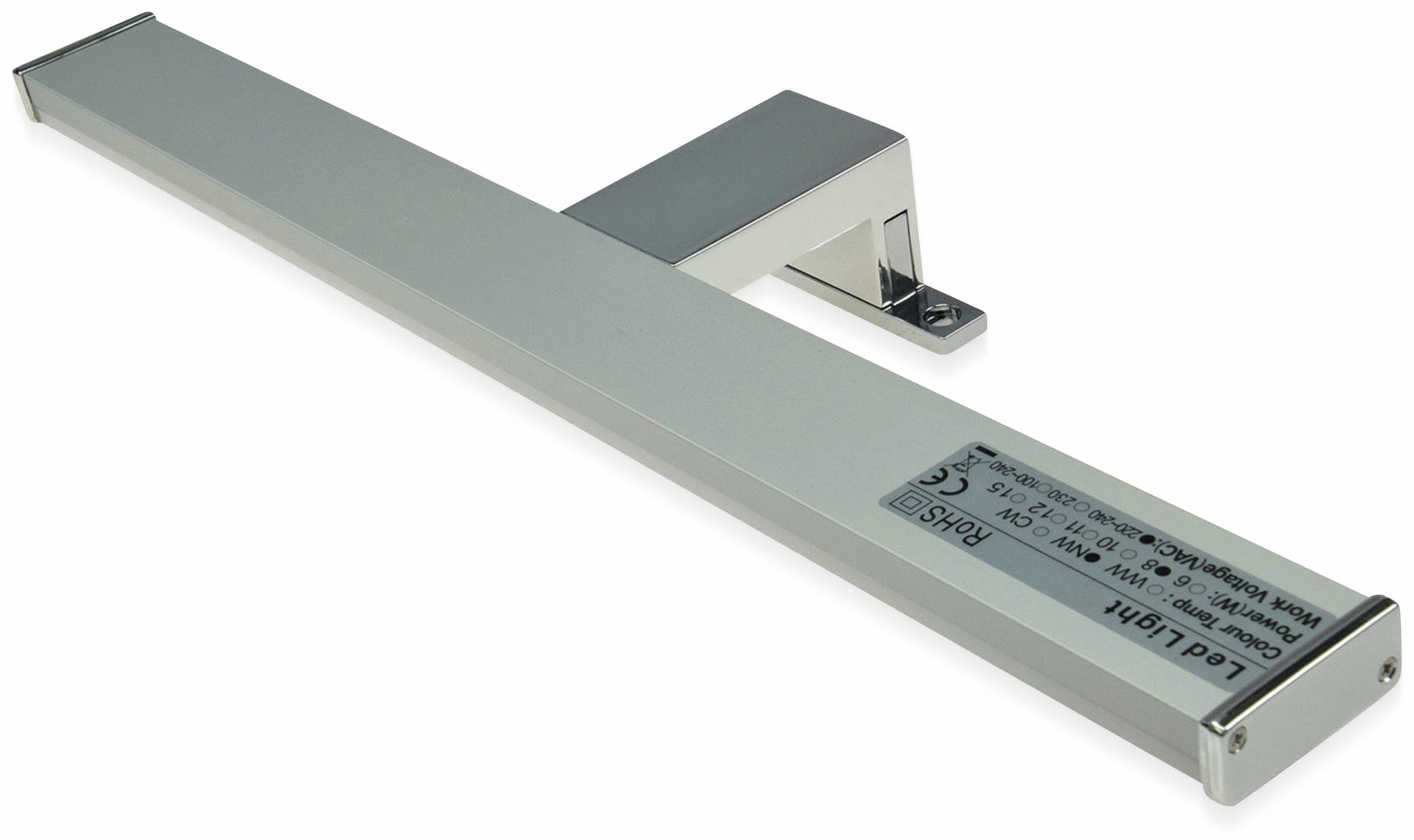 CHILITEC LED-Spiegelleuchte “Banho 8W“, EEK: C, 230V, 8W, 640lm, 400 mm, 4000K CHILITEC LED-Spiegelleuchte “Banho 8W“, EEK: C, 230V, 8W, 640lm, 400 mm, 4000K