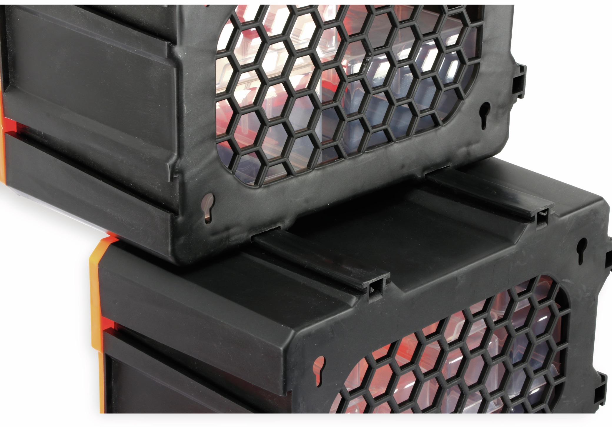DAYTOOLS Werkzeugbox TW2022, Kunststoff,12-teilig, schwarz/orange DAYTOOLS Werkzeugbox TW2022, Kunststoff,12-teilig, schwarz/orange