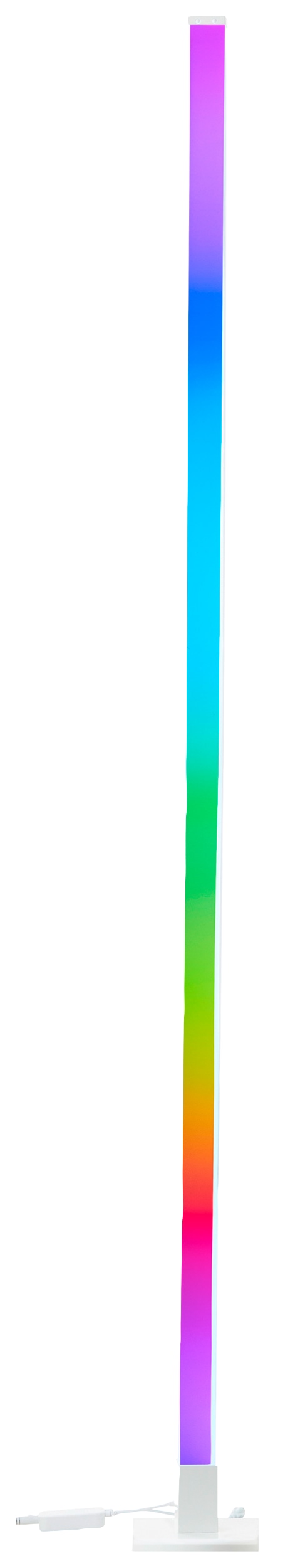 BRILLIANT LED-Stehleuchte Neele, 6,5 W, 125 lm, RGB, dimmbar, weiß BRILLIANT LED-Stehleuchte Neele, 6,5 W, 125 lm, RGB, dimmbar, weiß