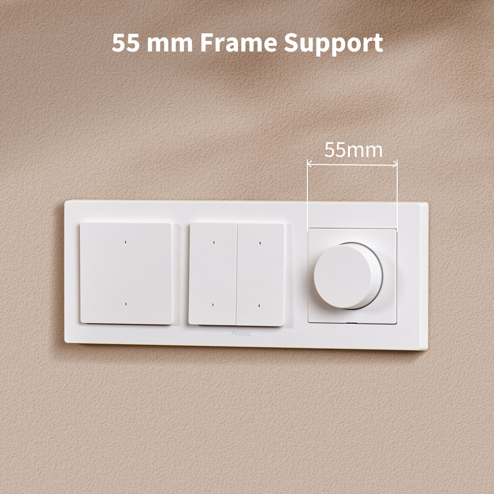 AQARA Dimmer-Schalter H2, KD-R01D-G, grau, 2 Stück AQARA Dimmer-Schalter H2, KD-R01D-G, grau, 2 Stück