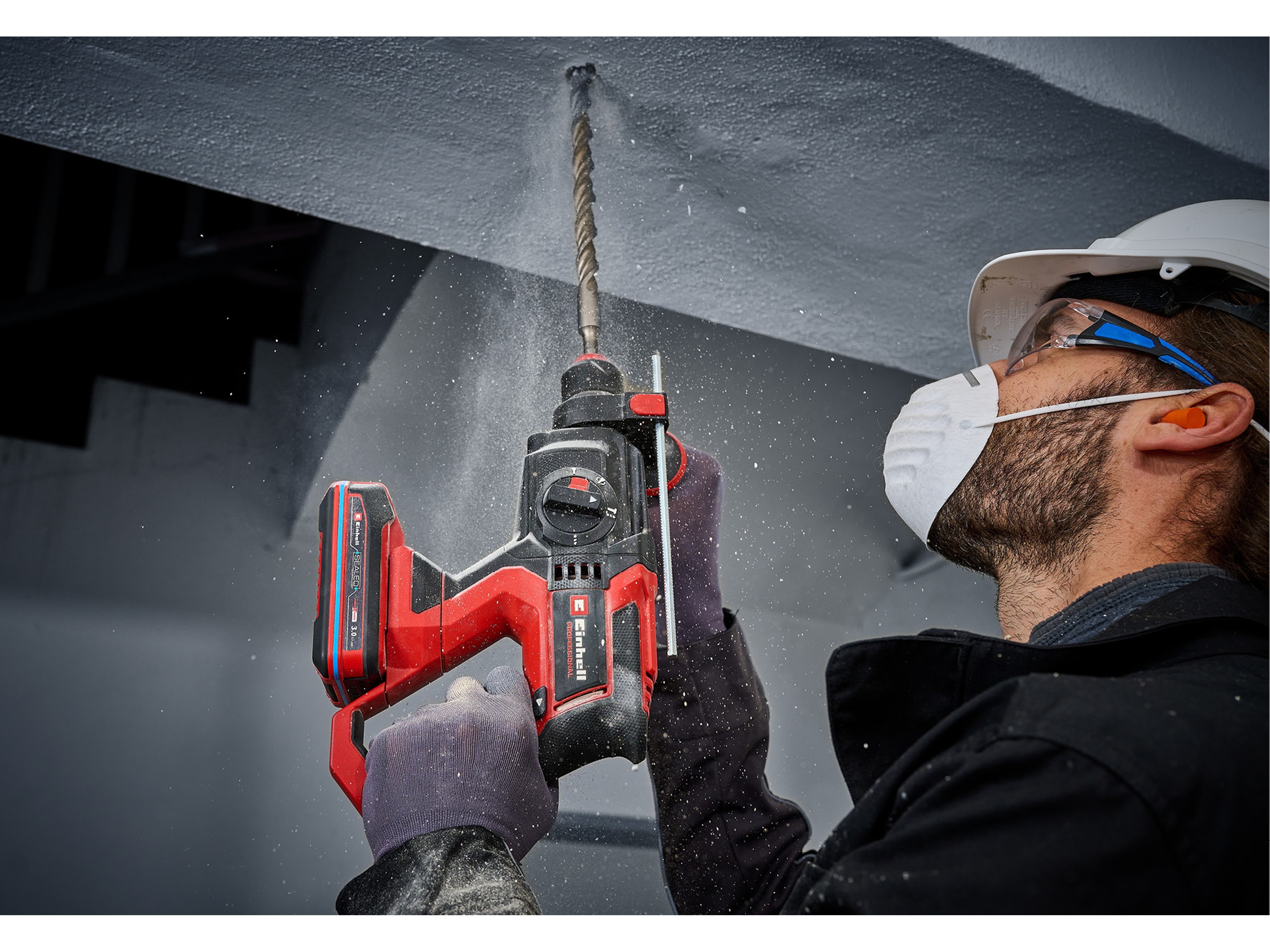 EINHELL PROFESSIONAL Akku-Bohrhammer TP-HD 18/22 D Li BL, Solo EINHELL PROFESSIONAL Akku-Bohrhammer TP-HD 18/22 D Li BL, Solo
