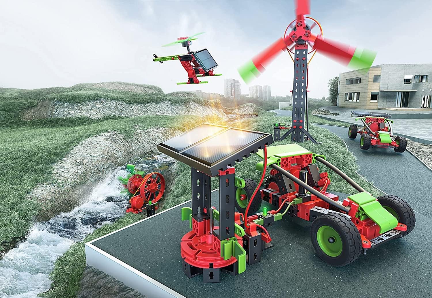 FISCHERTECHNIK Bausatz Grüne Energie FISCHERTECHNIK Bausatz Grüne Energie