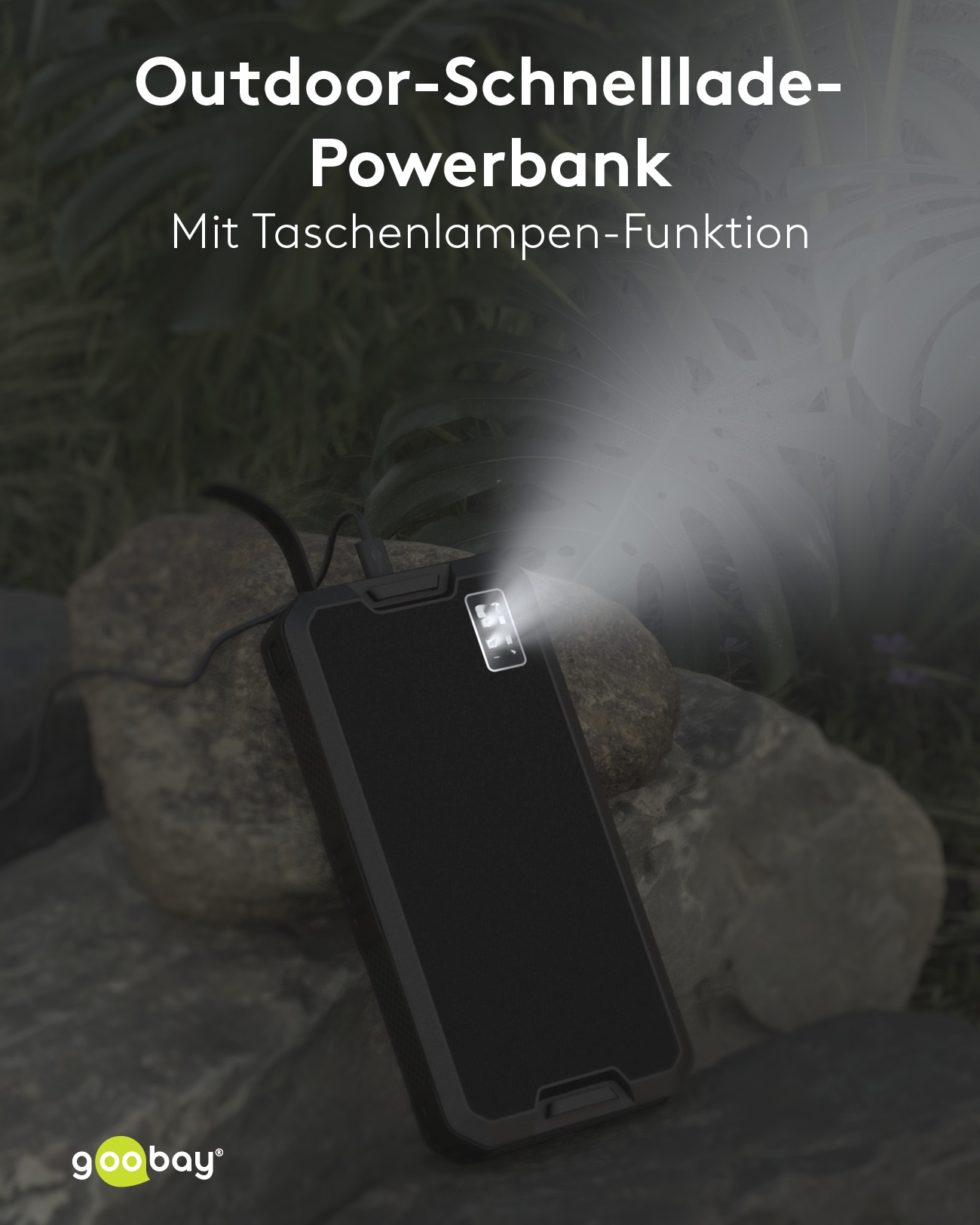 GOOBAY Solar-Powerbank 53934, 20000mAh, Outdoor GOOBAY Solar-Powerbank 53934, 20000mAh, Outdoor