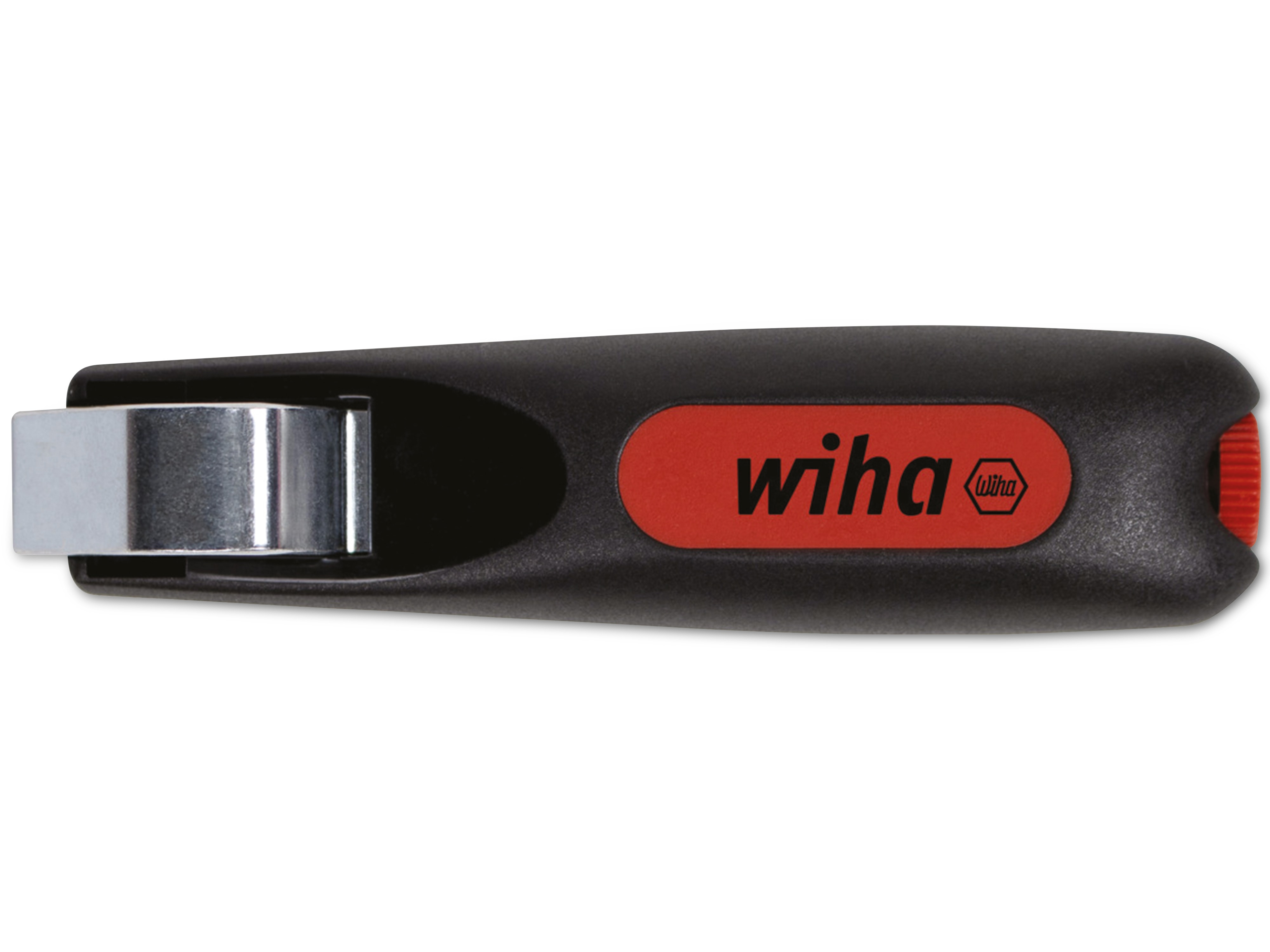 WIHA Abmantelungswerkzeug 44240 mit selbstdrehender Schleppklinge für Rundkabel, 130mm