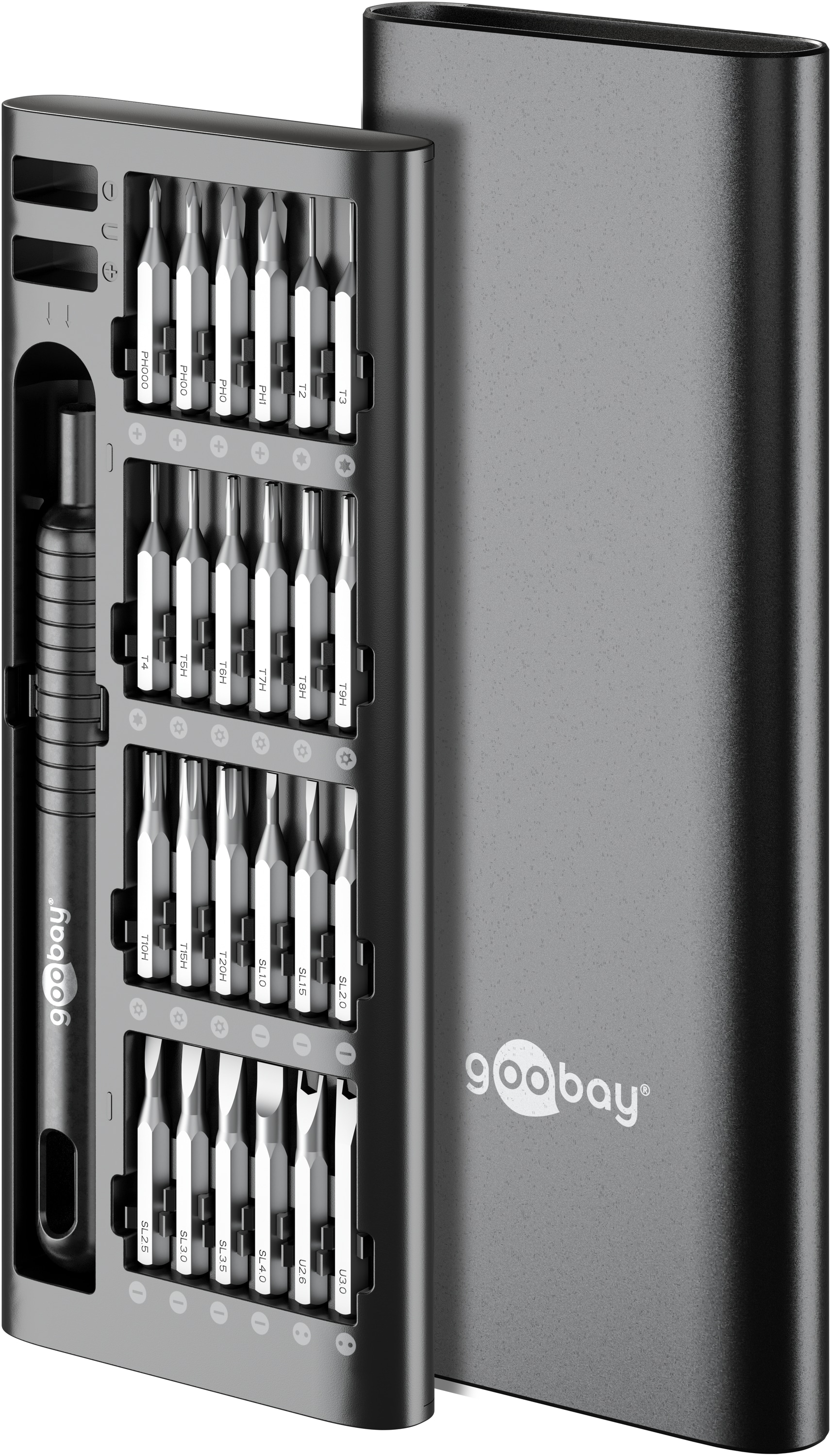 GOOBAY TOOLS Schraubendreher-Set, 77835, mit 48-tlg. Präzisions-Bitsatz GOOBAY TOOLS Schraubendreher-Set, 77835, mit 48-tlg. Präzisions-Bitsatz