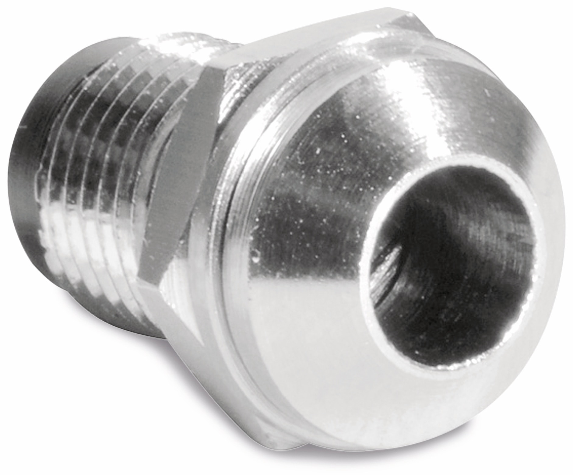 LED Fassung, 5 mm, schwarz eloxiert, erhöht LED Fassung, 5 mm, schwarz eloxiert, erhöht