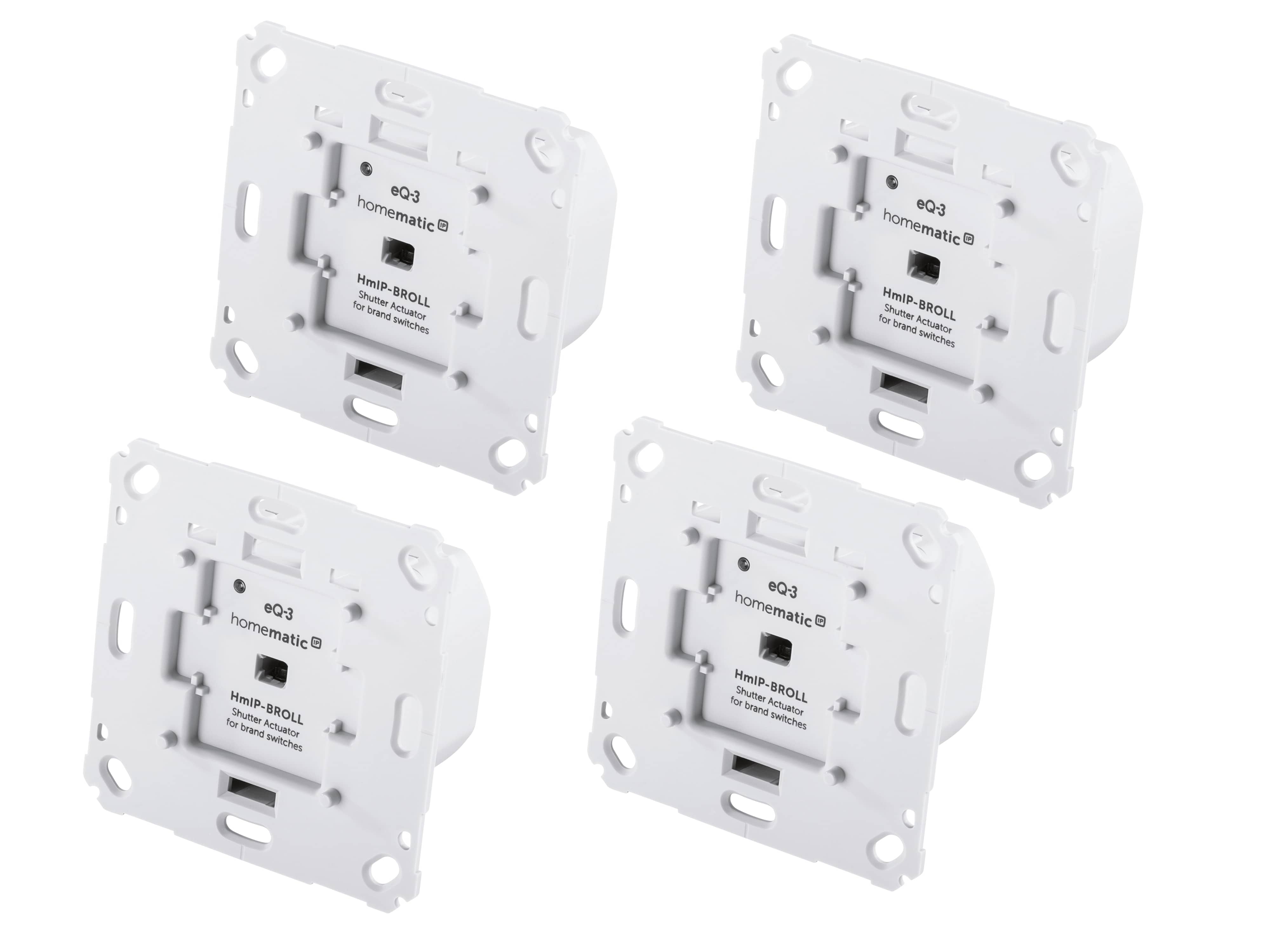 HOMEMATIC IP Smart Home 151322A0, Rollladenaktor, 4 Stück HOMEMATIC IP Smart Home 151322A0, Rollladenaktor, 4 Stück