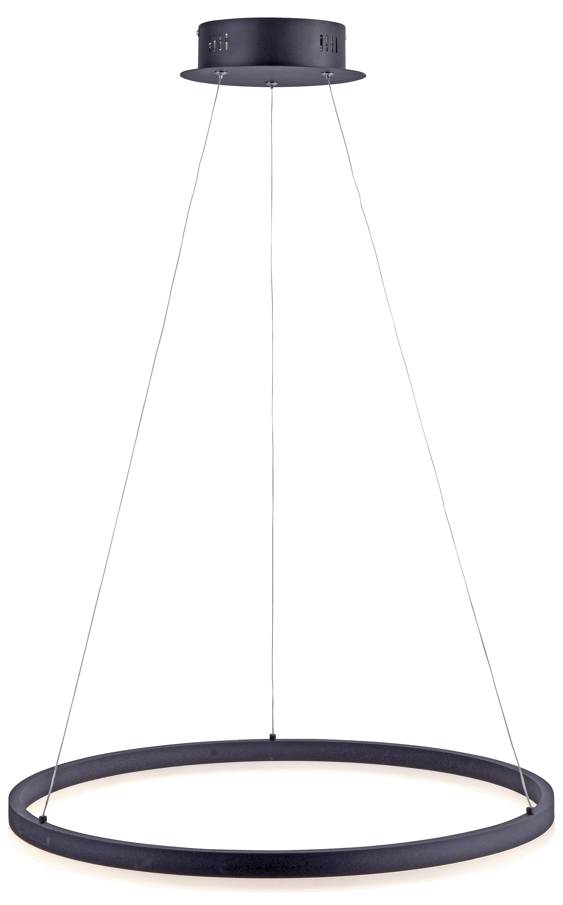 PAUL NEUHAUS LED-Pendelleuchte 2382-13 anthrazit, 38,5 W, 5250 lm, 3000 K