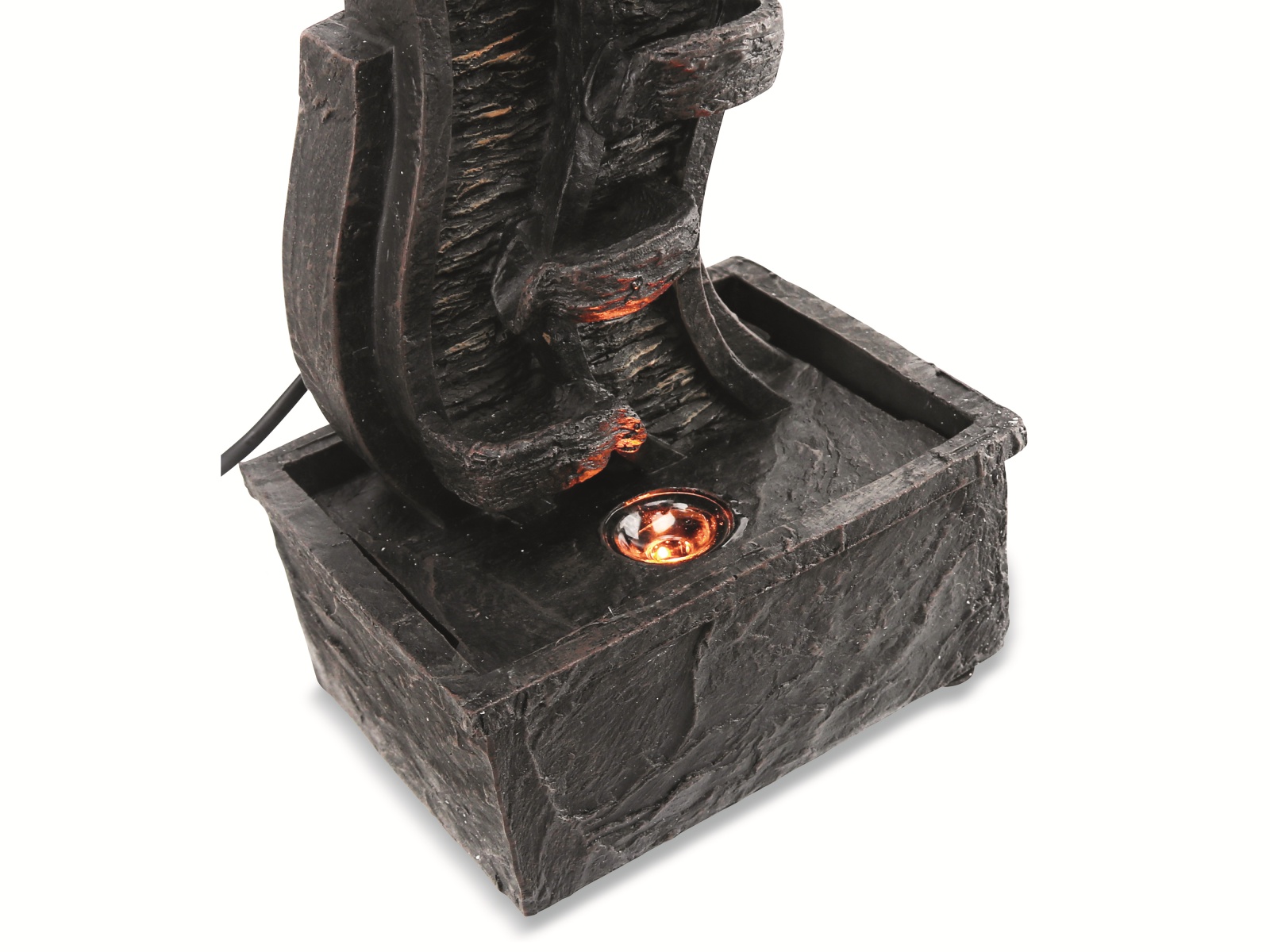 LED-Zimmerbrunnen, GT-RF-05, anthrazit, B-Ware LED-Zimmerbrunnen, GT-RF-05, anthrazit, B-Ware