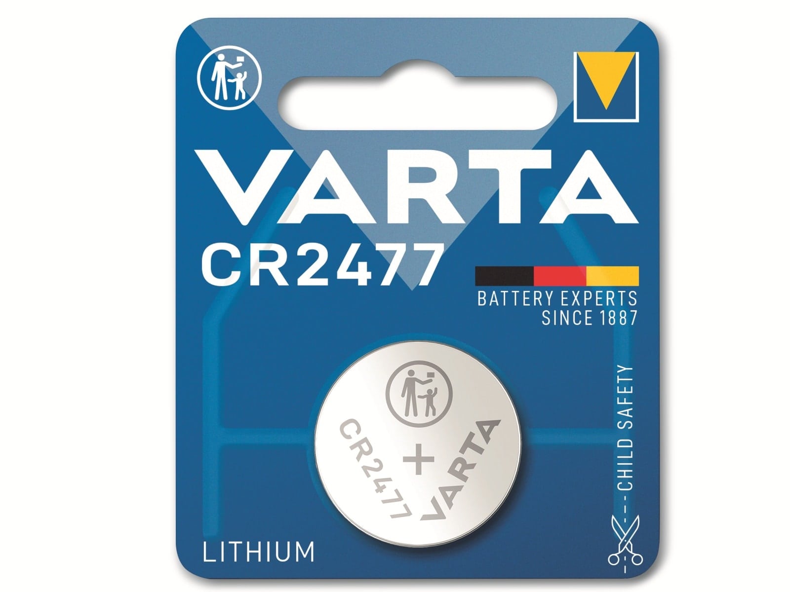 VARTA Knopfzelle Lithium, CR2477, 3V 1 Stück VARTA Knopfzelle Lithium, CR2477, 3V 1 Stück