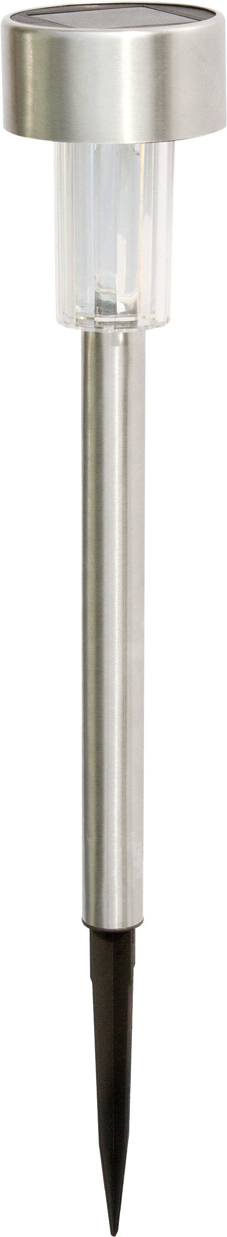 BLULAXA Solar LED-Gartenleuchte 51016, 6500K, IP44, stahlfarbig BLULAXA Solar LED-Gartenleuchte 51016, 6500K, IP44, stahlfarbig