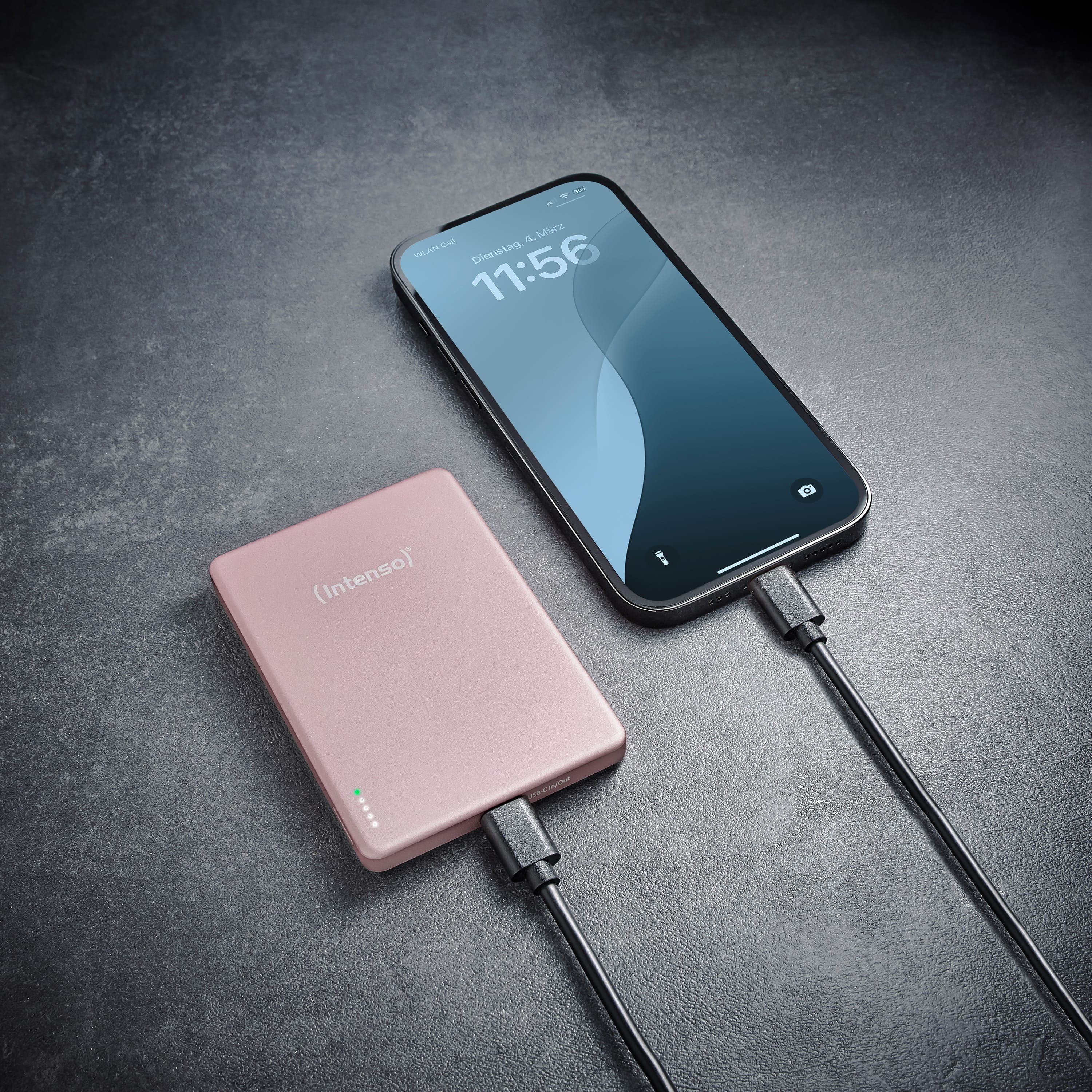 INTENSO Powerbank Magnetic Wireless, MW 5000, 5000 mAh, rose INTENSO Powerbank Magnetic Wireless, MW 5000, 5000 mAh, rose