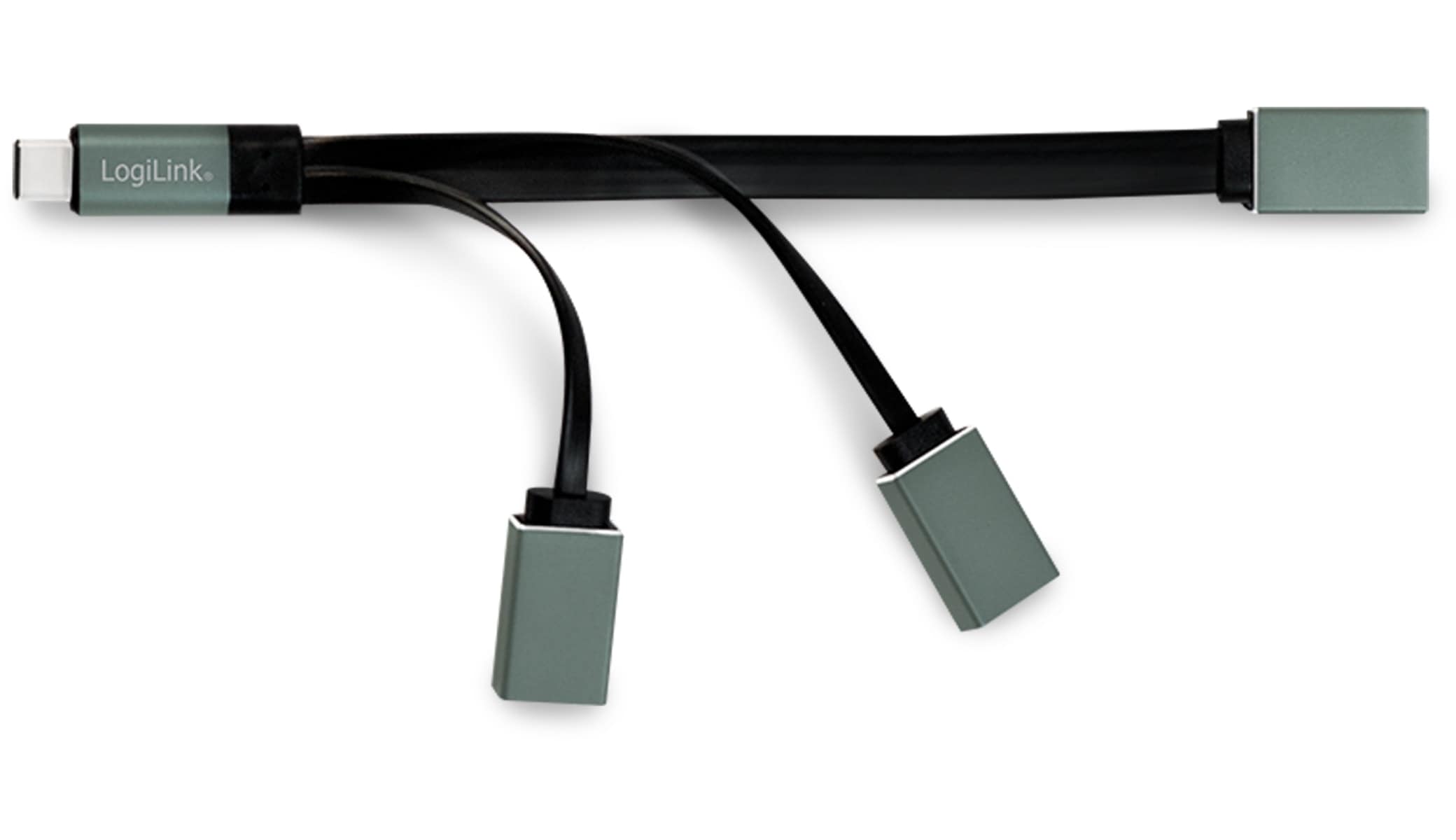 LOGILINK USB-C Hub UA0315, 3-Port, Adapterkabel LOGILINK USB-C Hub UA0315, 3-Port, Adapterkabel