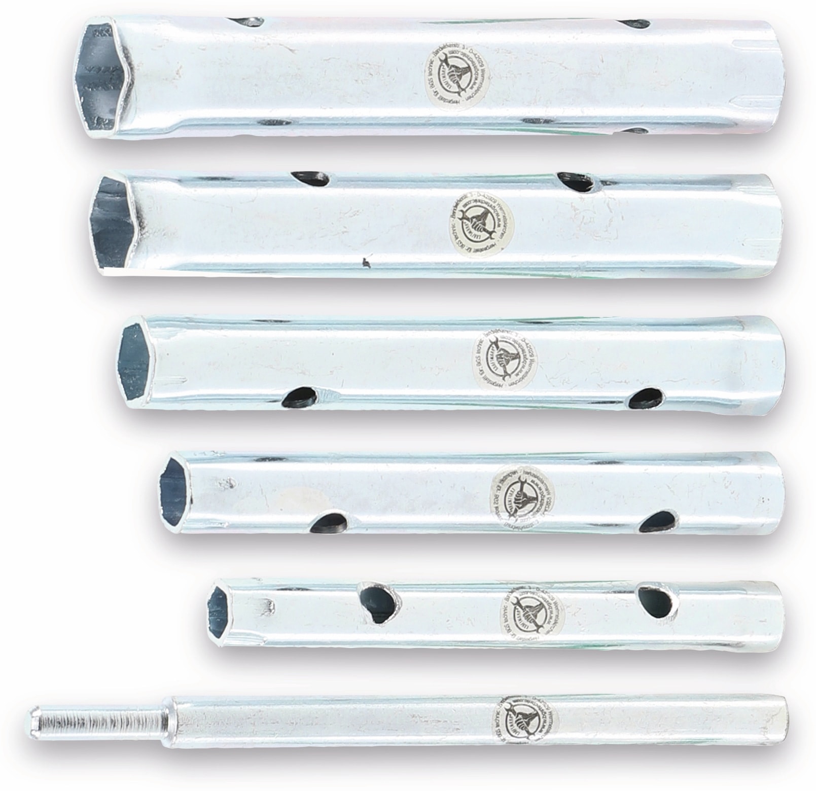 BGS TECHNIC Rohr-Steckschlüssel-Satz 85814, verchromt, 6-tlg BGS TECHNIC Rohr-Steckschlüssel-Satz 85814, verchromt, 6-tlg