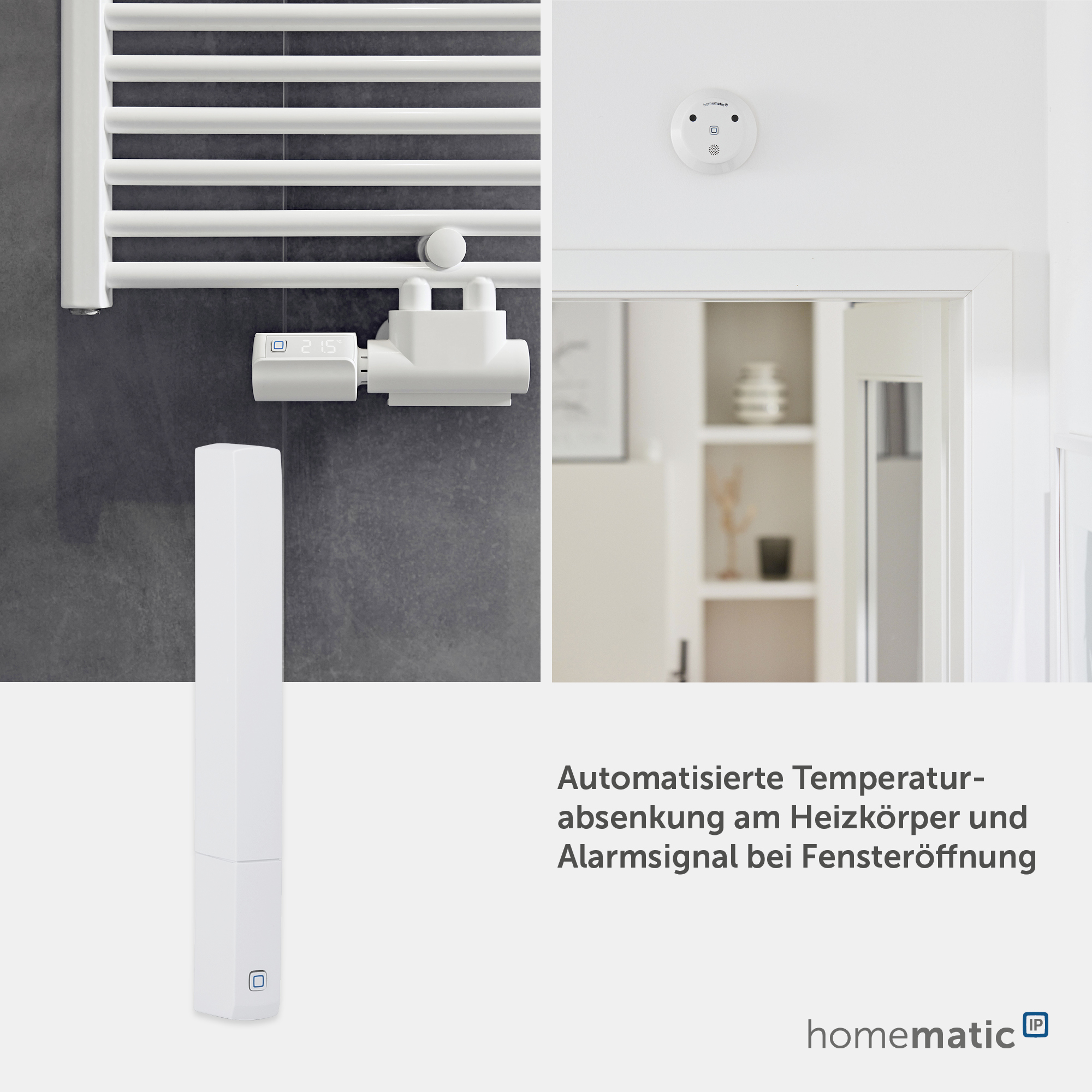 HOMEMATIC IP Fenster- und Türkontakt, 158603A0, optisch, plus HOMEMATIC IP Fenster- und Türkontakt, 158603A0, optisch, plus