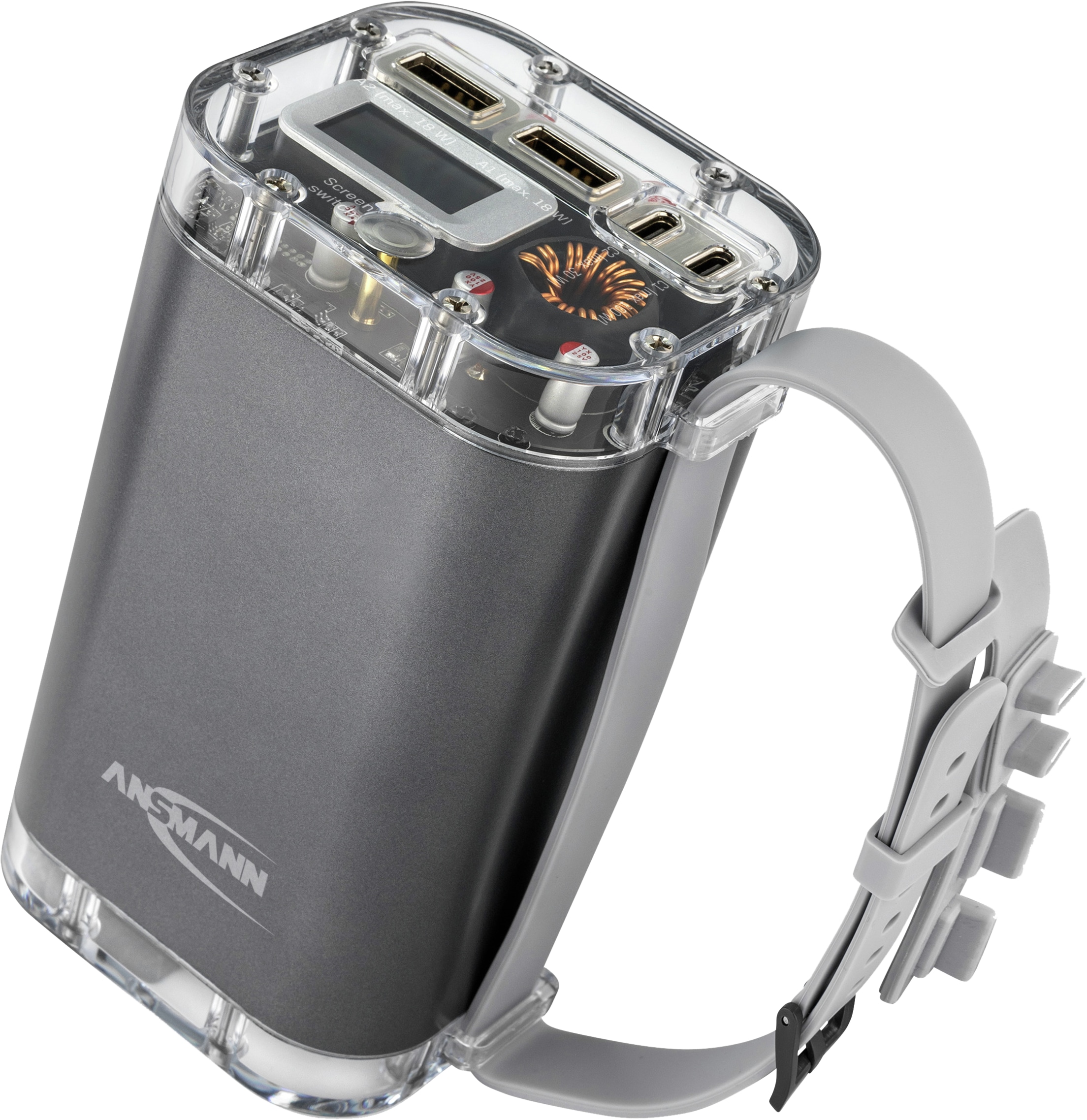 ANSMANN Powerbank PB4100, 40.000 mAh, 2x USB-A, 2x USB-C ANSMANN Powerbank PB4100, 40.000 mAh, 2x USB-A, 2x USB-C