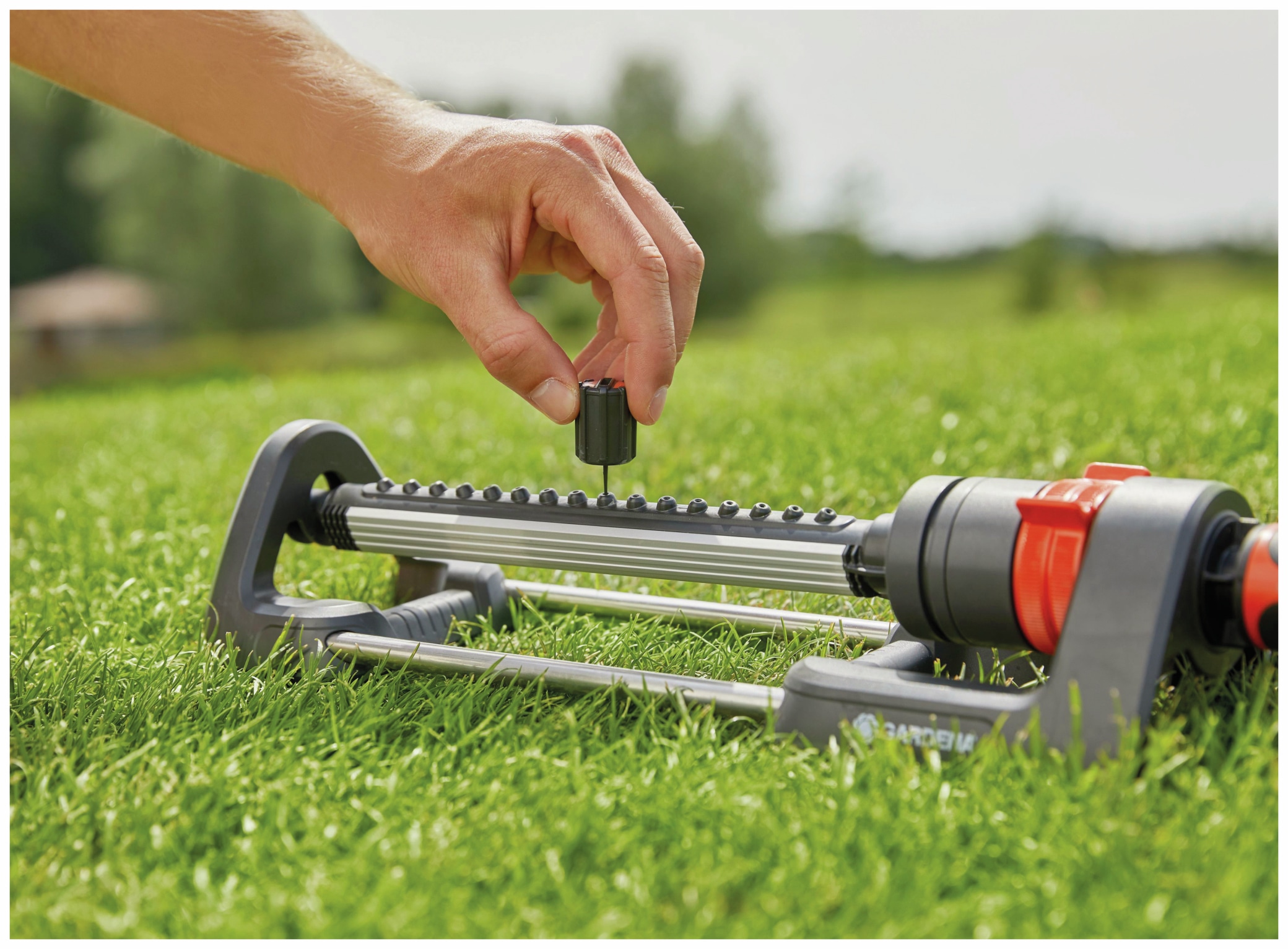 GARDENA Rasensprenger Aqua L 18704-20, Viereckregner