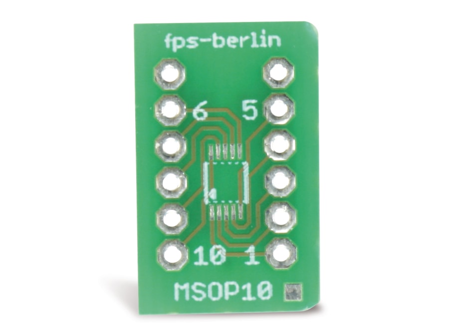 IC-Adapterplatine, 2x SOT23-6 - 1x MSOP10 IC-Adapterplatine, 2x SOT23-6 - 1x MSOP10
