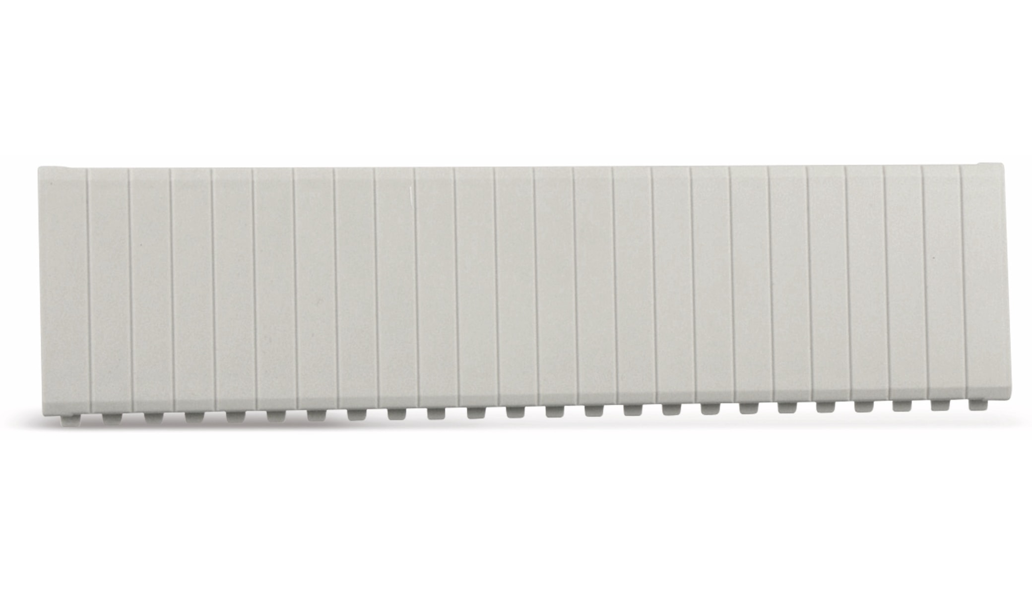 F-TRONIC Abdeckstreifen, 12 Einheiten, lichtgrau