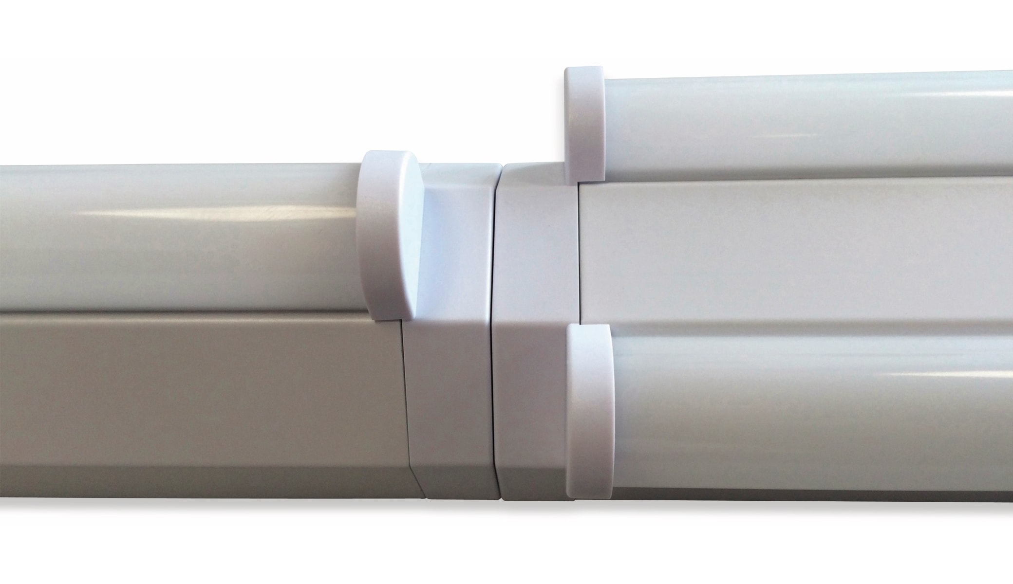 MÜLLER-LICHT LED Wand- und Deckenleuchte, 20300523, Basic 2/150 70 W, 6100 lm, 4000 K, weiß