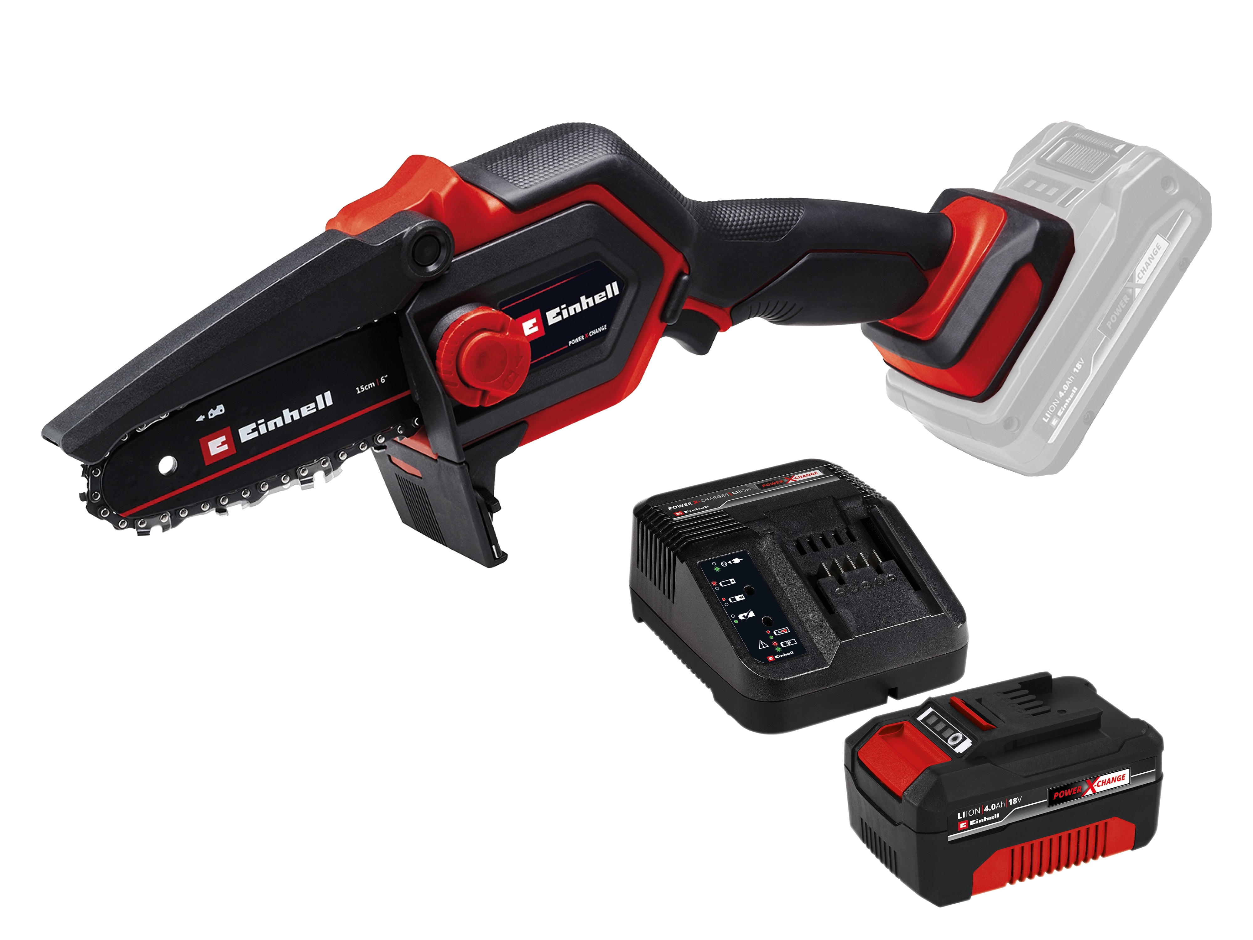 EINHELL Akku-Astkettensäge GE-PS 18/15 Li BL Kit (1x 4,0 Ah) EINHELL Akku-Astkettensäge GE-PS 18/15 Li BL Kit (1x 4,0 Ah)