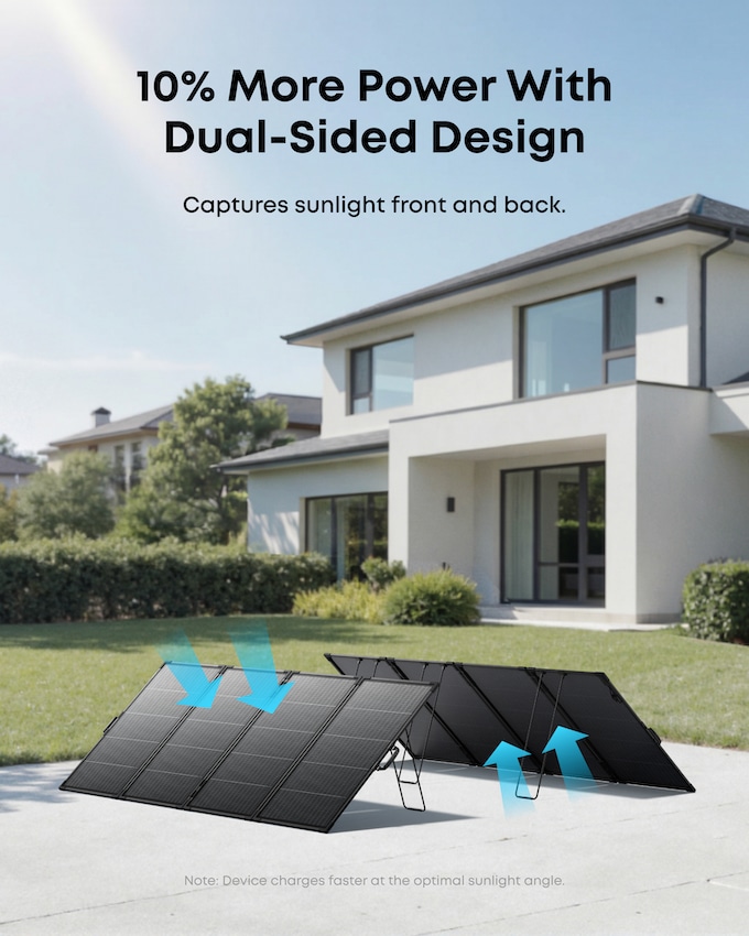 ANKER SOLIX Solarpanel PS400 B, tragbar Solarpanel ANKER SOLIX PS400 B, tragbar