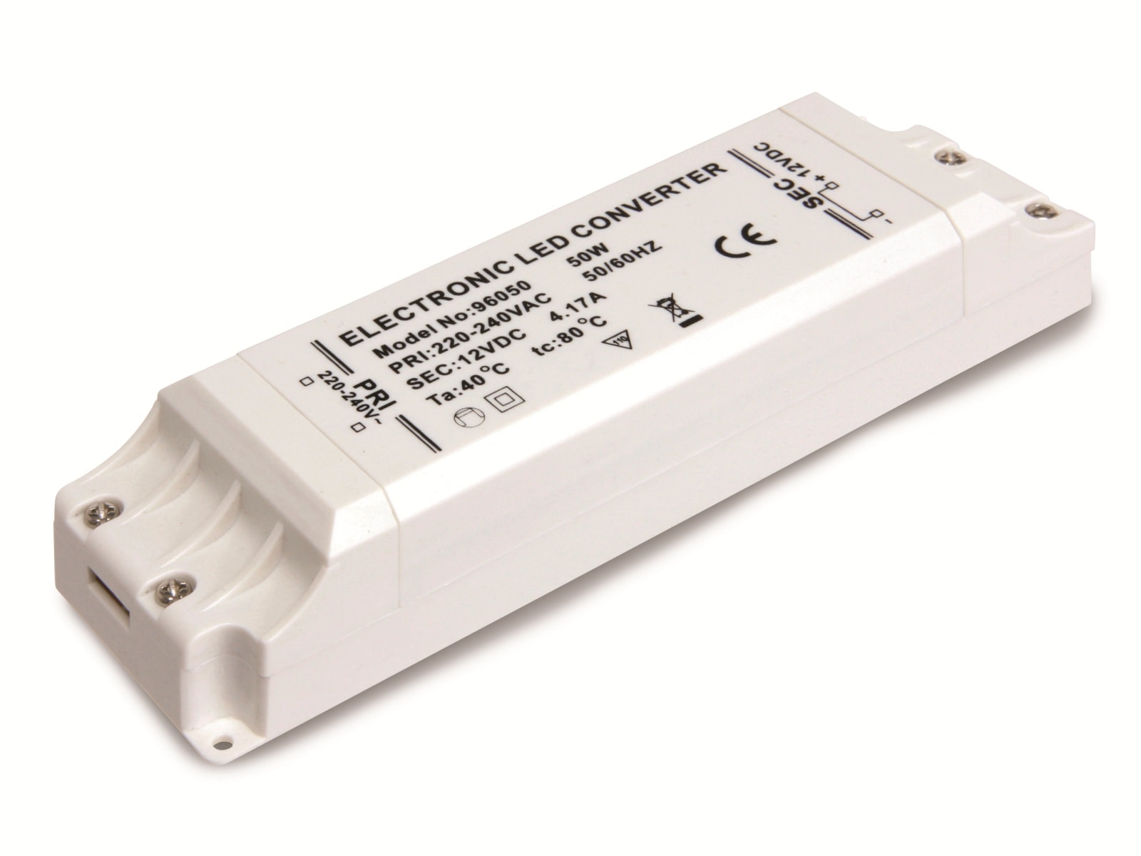 CHILITEC LED-Schaltnetzteil, 12 V-, 50 W CHILITEC LED-Schaltnetzteil, 12 V-, 50 W