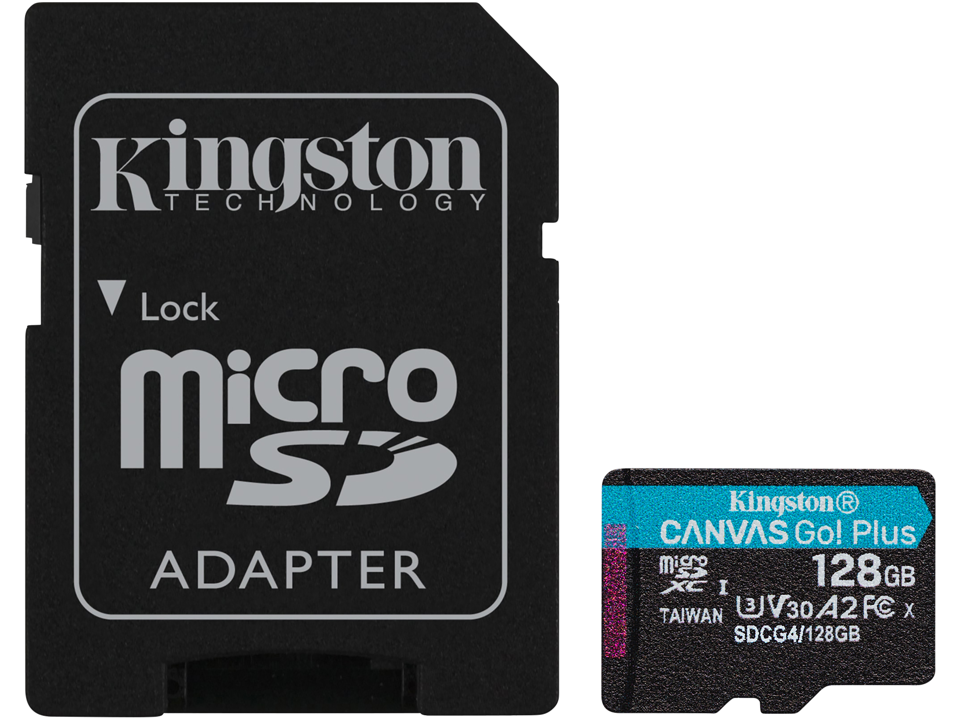 KINGSTON MicroSDXC-Card Canvas Go! Plus 128GB inkl. Adapter KINGSTON MicroSDXC-Card Canvas Go! Plus 128GB inkl. Adapter